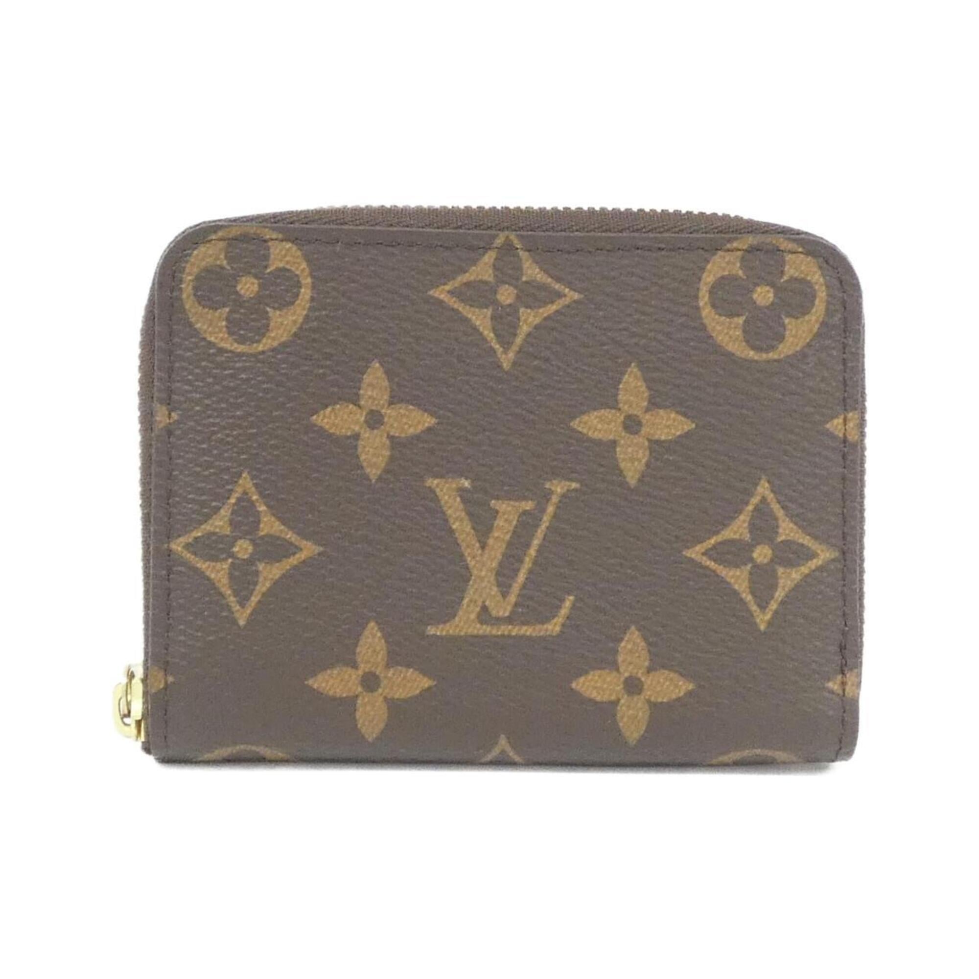 Louis Vuitton Marron Coated Canvas Coin Purse/Coin Case (Pre-Owned)