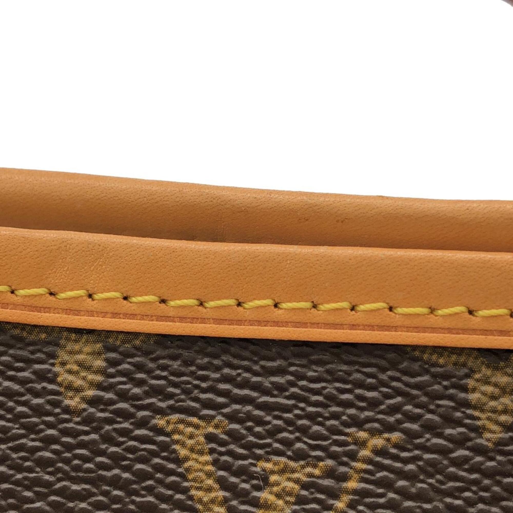Louis Vuitton Marron Coated Canvas Handbag (Pre-Owned)