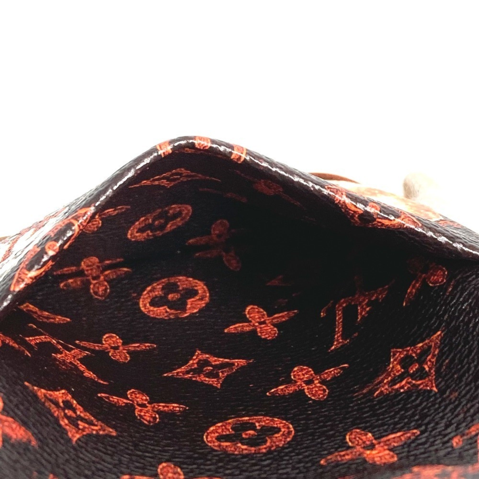Louis Vuitton Brown Monogram Orange Monogram Pochette Shoulder Bag (Pre-Owned)