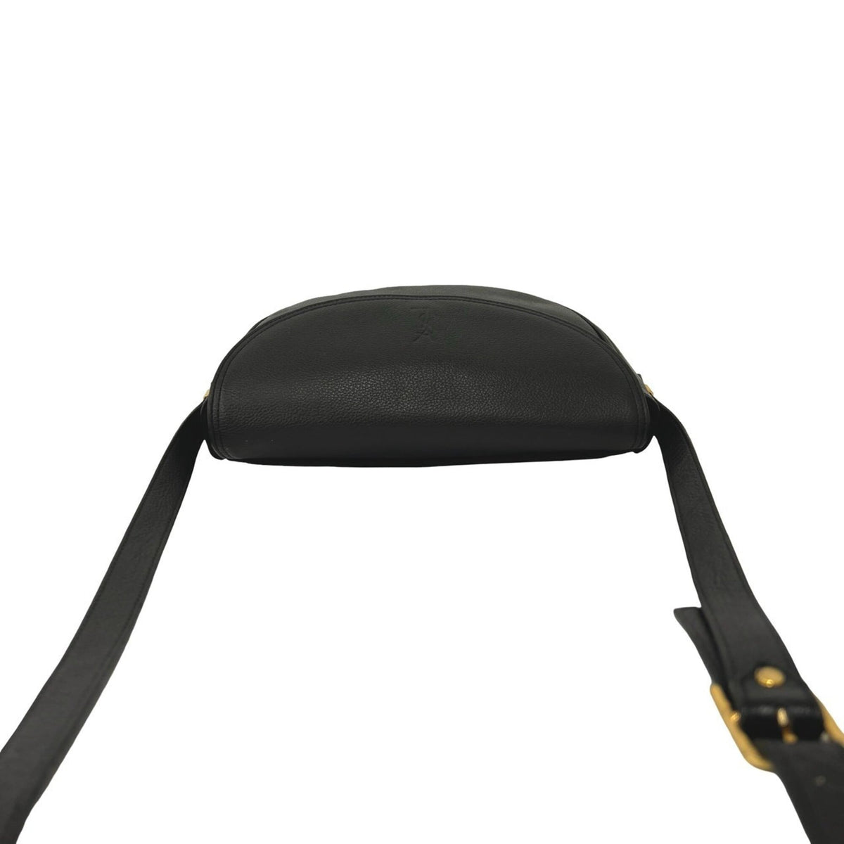 Yves Saint Laurent Black Leather Pochette Shoulder Bag (Pre-Owned)