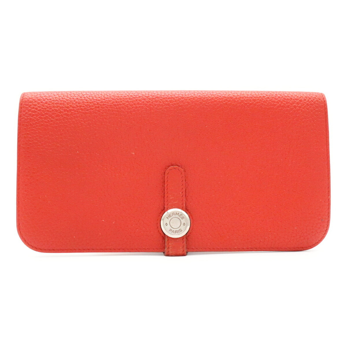 Hermes Togo Leather Long Wallet (Bi-Fold) (Pre-Owned)