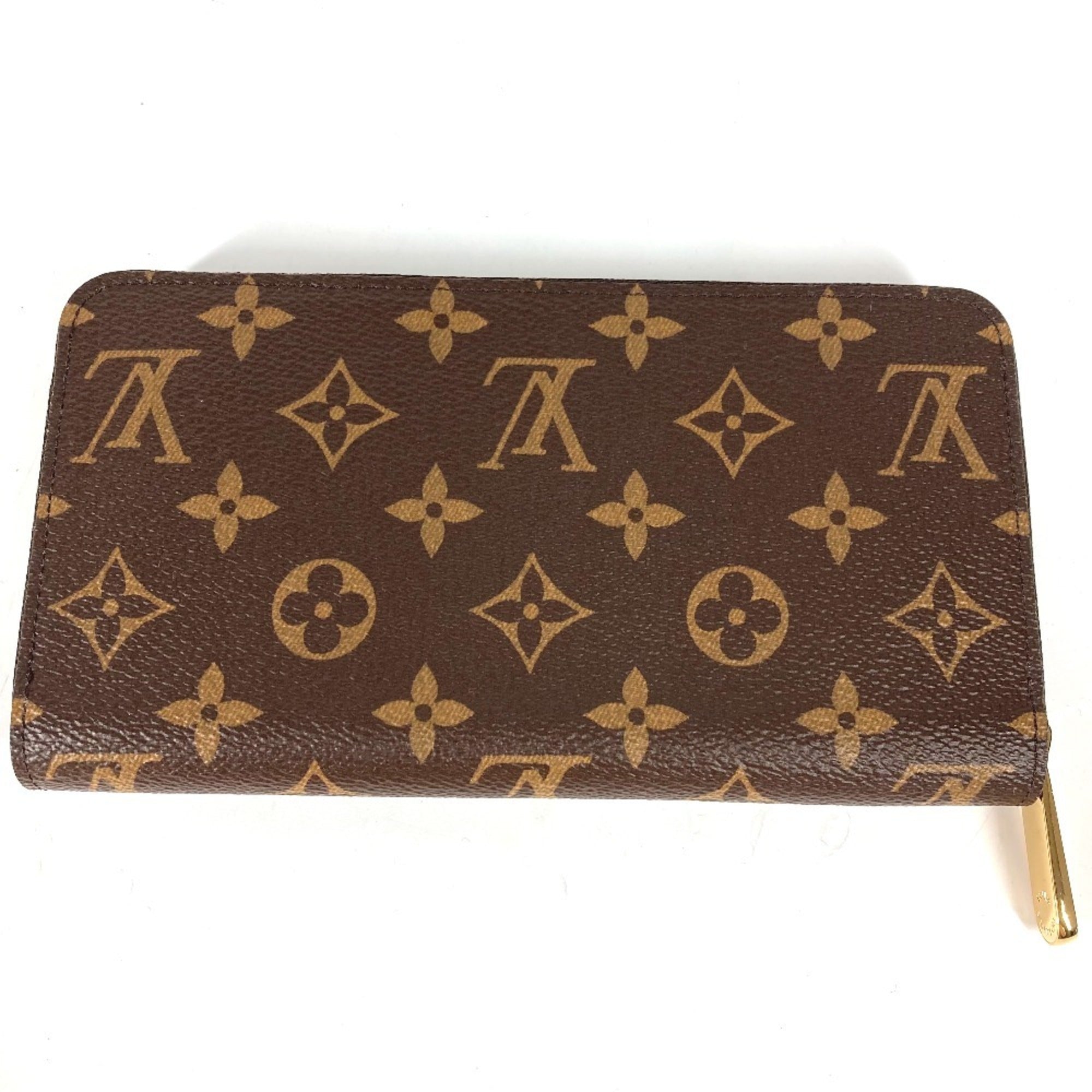 Louis Vuitton Monogram Brown Fuchsia Monogram Monogram Long Bill Wallet (Bi-Fold) (Pre-Owned)