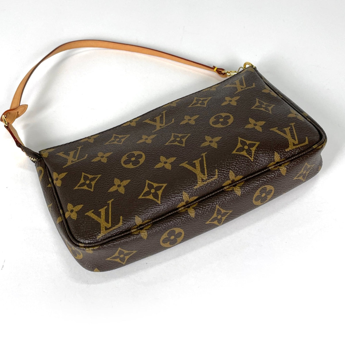 Louis Vuitton Monogram Brown Monogram Pochette Pouch (Pre-Owned)