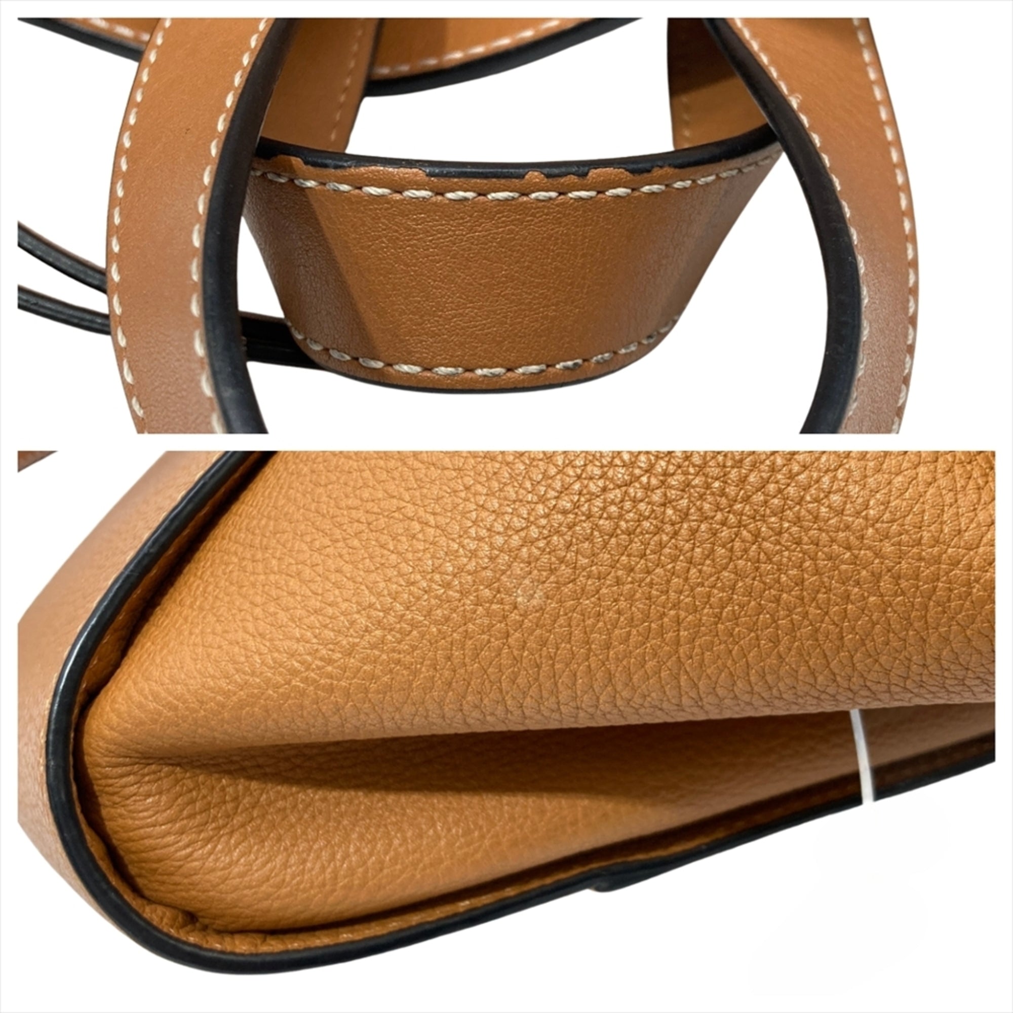 Loewe Camel Leather Shoulder Bag (Pre-Owned)