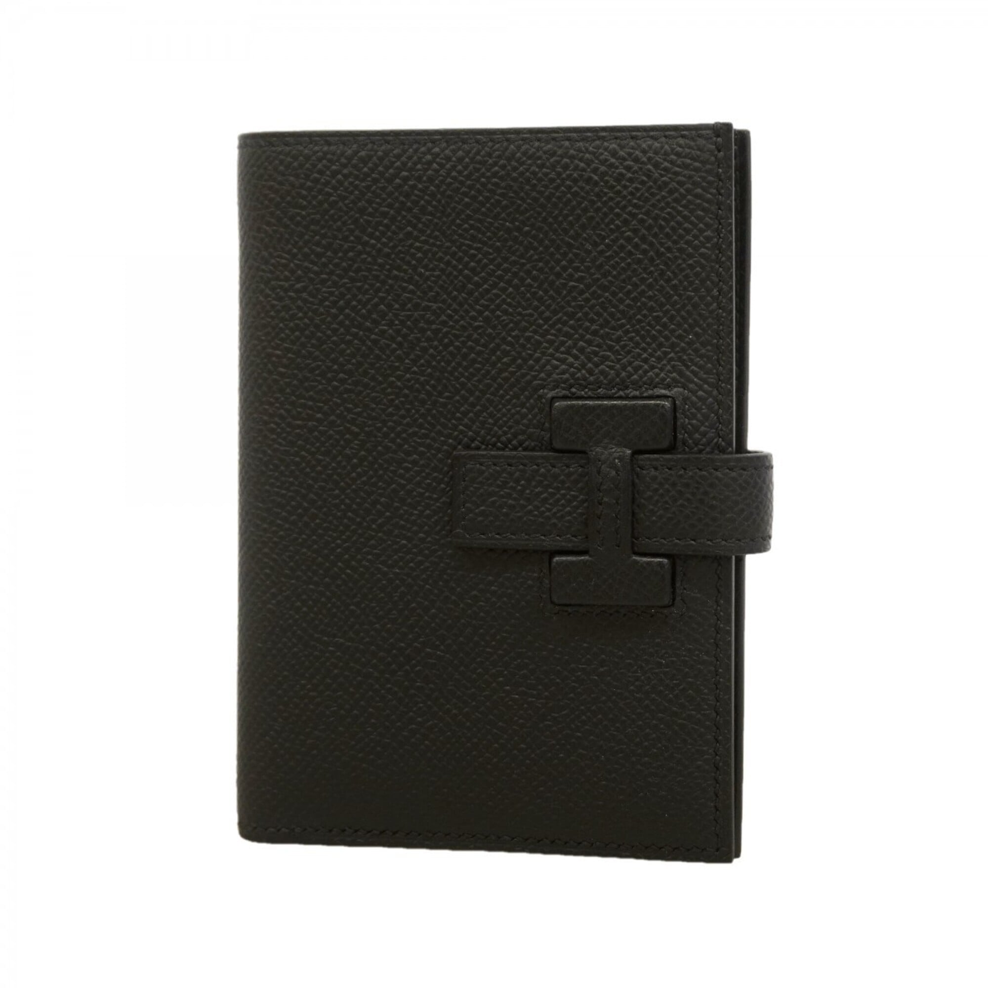 Hermes Black Leather Wallet (Bi-Fold) (Pre-Owned)