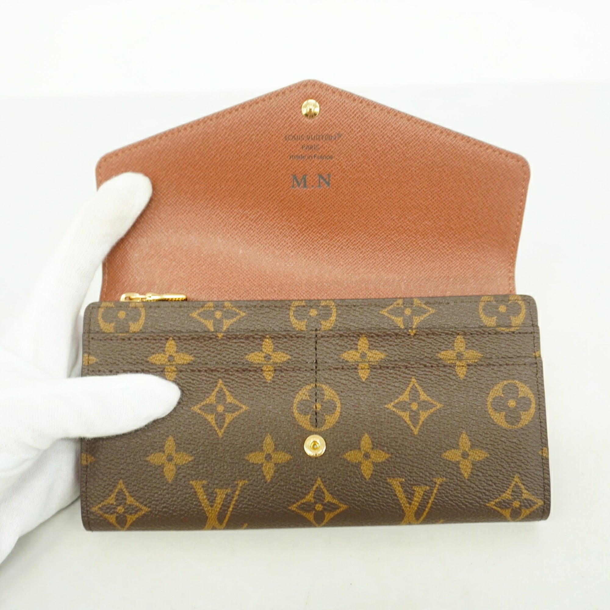 Louis Vuitton Brown Long Wallet (Bi-Fold) (Pre-Owned)