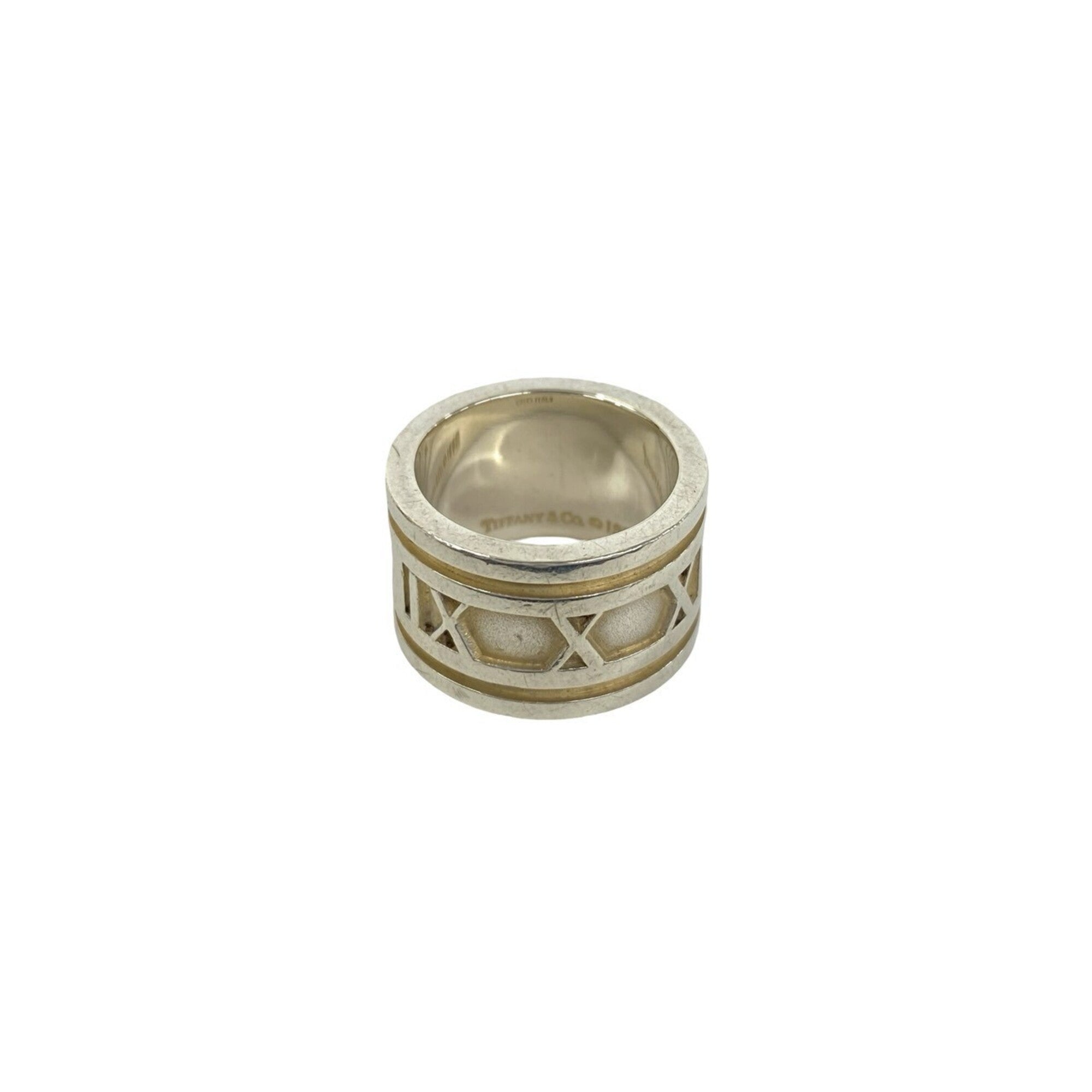 Tiffany Silver Silver 925 Band Ring (Pre-Owned)
