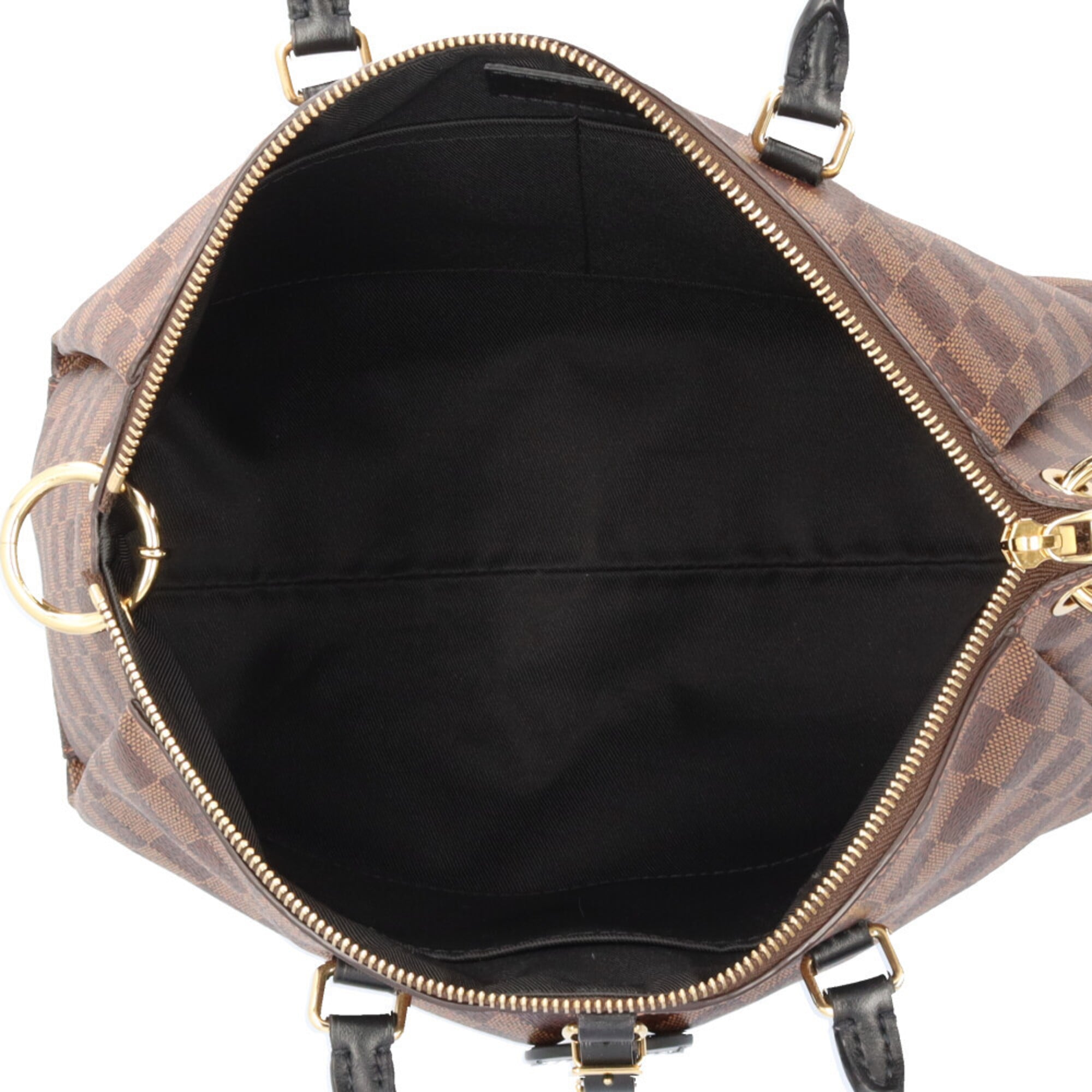 Louis Vuitton Damier Brown Damier Canvas Ebene Or Damier Canvas Shoulder Bag (Pre-Owned)