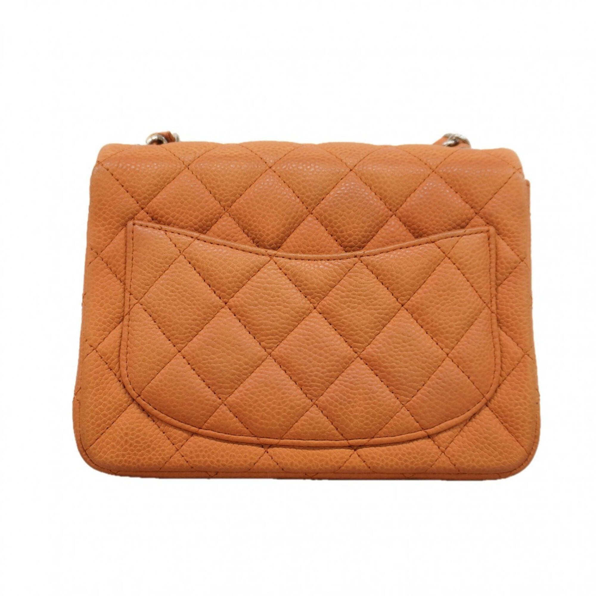 Chanel Brown Grained Calfskin Shoulder Bag (Pre-Owned)