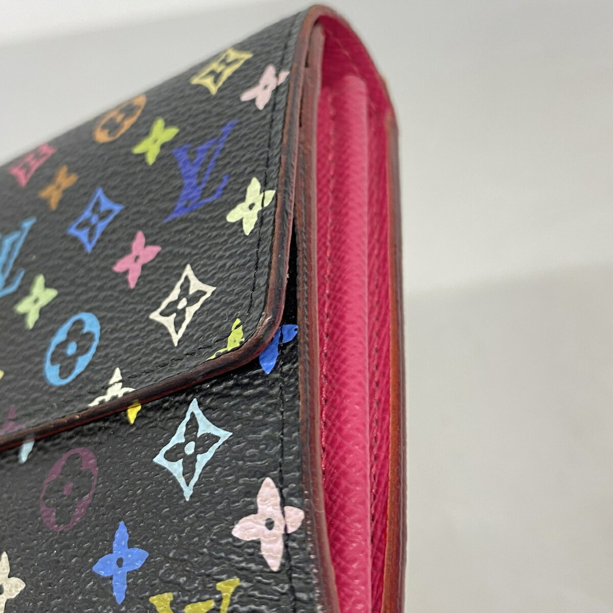 Louis Vuitton Grenade Noir Long Wallet (Bi-Fold) (Pre-Owned)