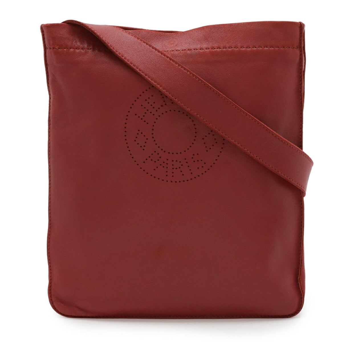 Hermes Pink Red Red Color Pochette Shoulder Bag (Pre-Owned)