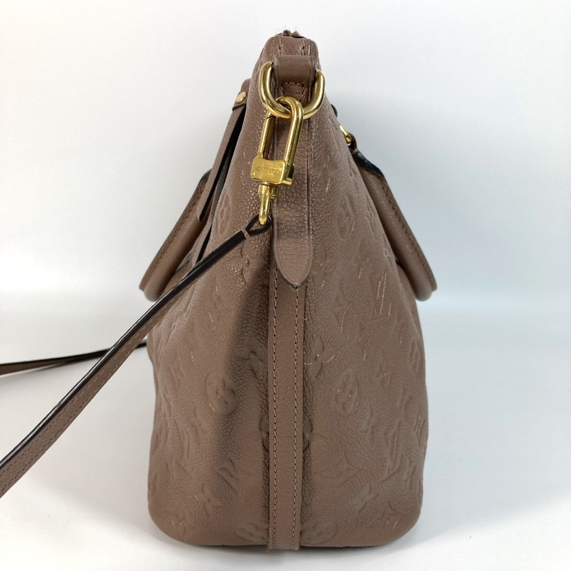 Louis Vuitton Monogram Empreinte Beige Monogram Empreinte Handbag Shoulder Bag (Pre-Owned)