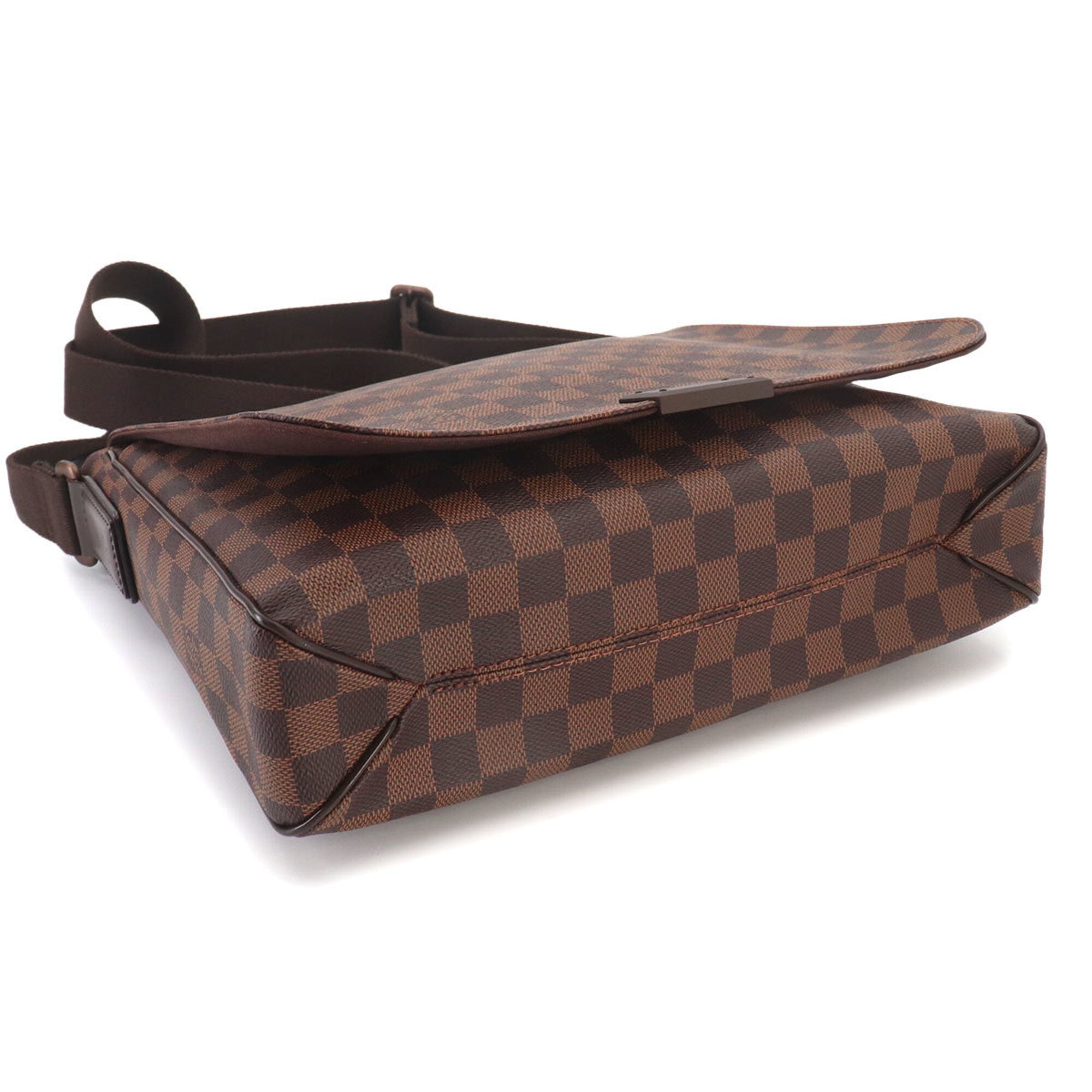 Louis Vuitton Damier Canvas Ebene Damier Canvas Handbag Shoulder Bag (Pre-Owned)