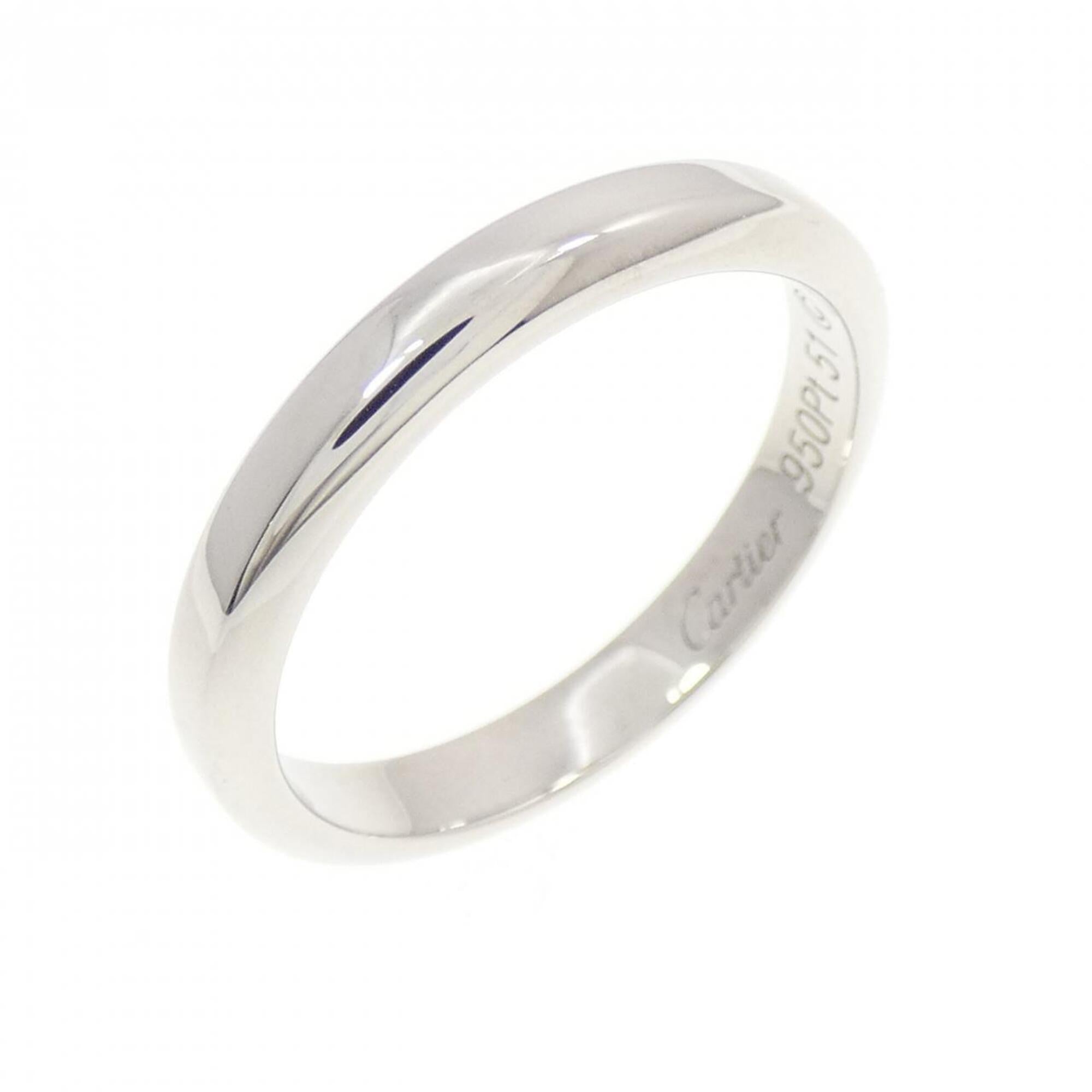 Cartier Platinum 950 Band Ring (Pre-Owned)