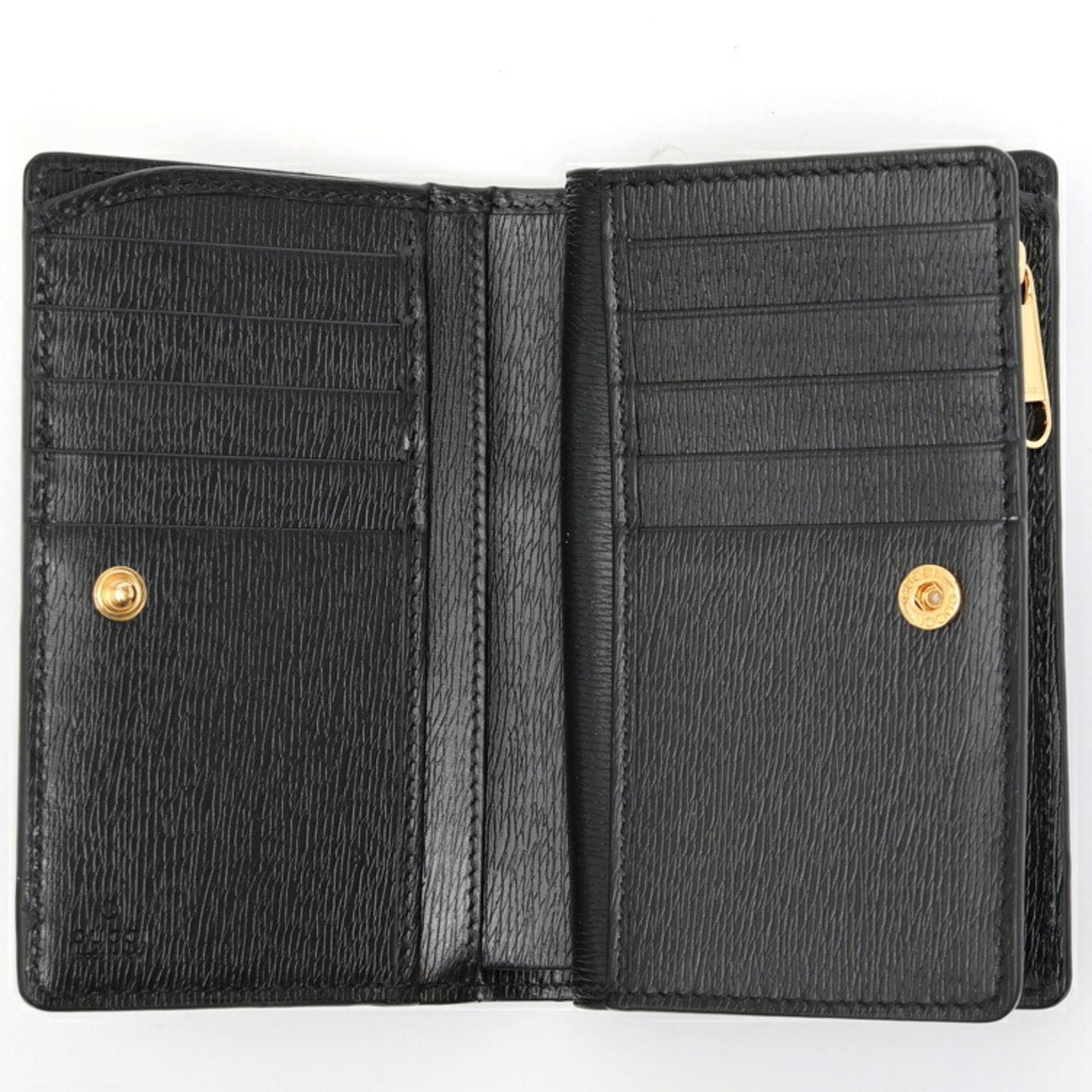 Gucci Black Leather Wallet (Bi-Fold) (Pre-Owned)