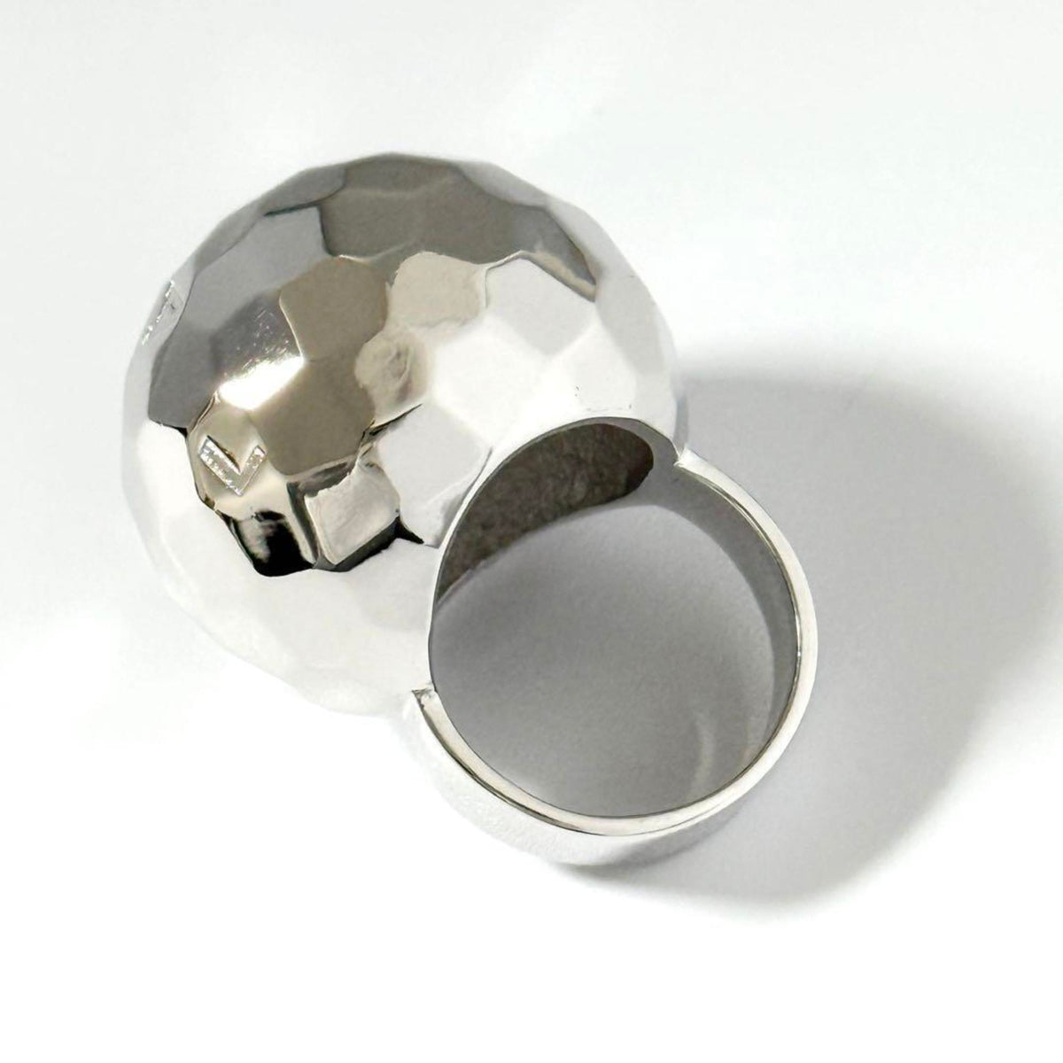 Chanel Silver Band Ring (Pre-Owned)