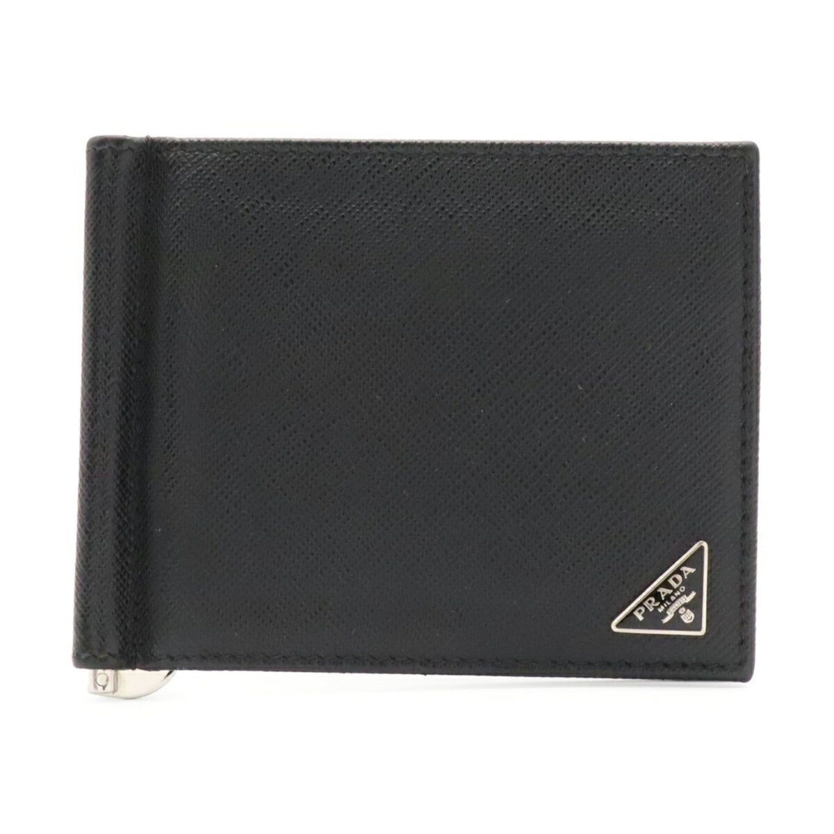 Prada Black Nero Leather Wallet (Bi-Fold) (Pre-Owned)