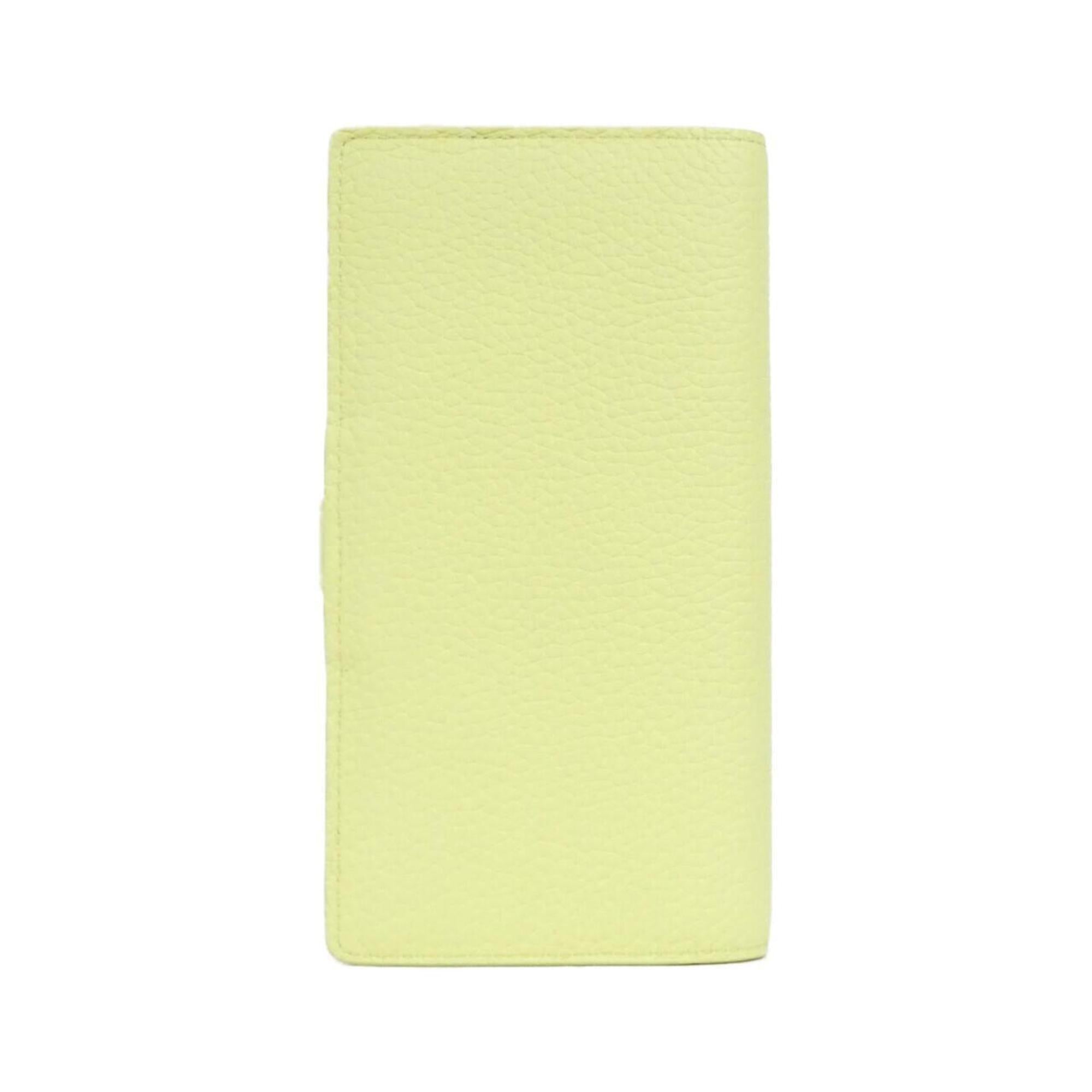 Louis Vuitton Green Leather Long Wallet (Bi-Fold) (Pre-Owned)
