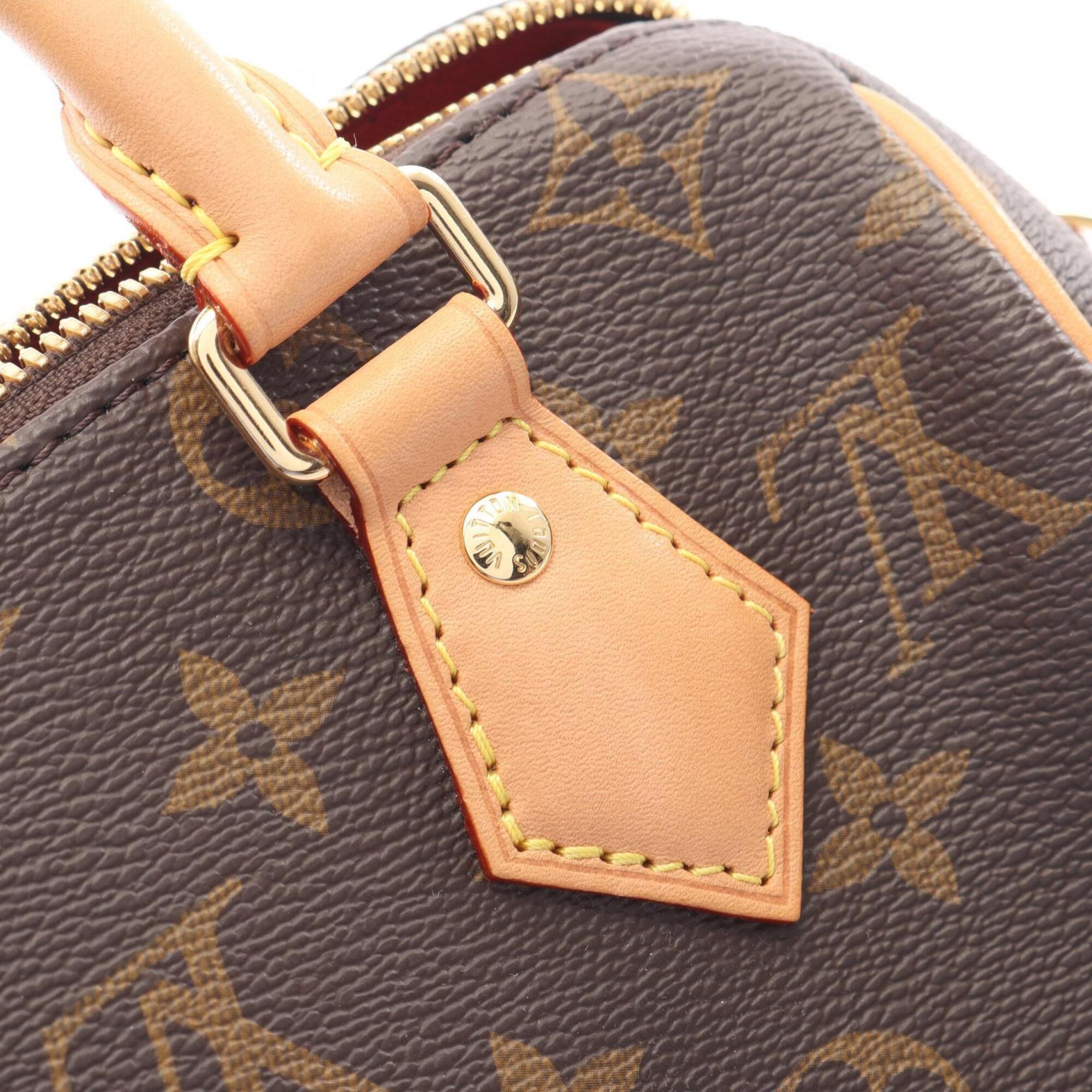 Louis Vuitton Brown Coated Canvas Leather Handbag (Pre-Owned)