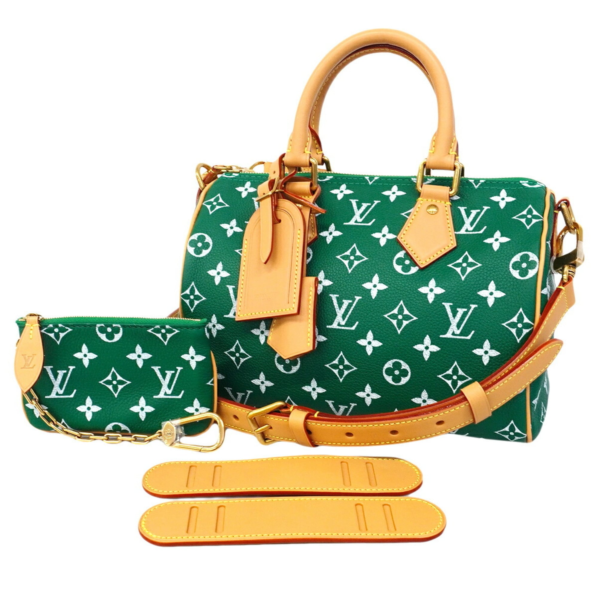 Louis Vuitton Vert Handbag (Pre-Owned)