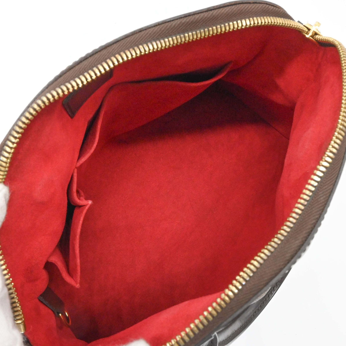 Louis Vuitton Brown Damier Canvas Handbag Shoulder Bag (Pre-Owned)