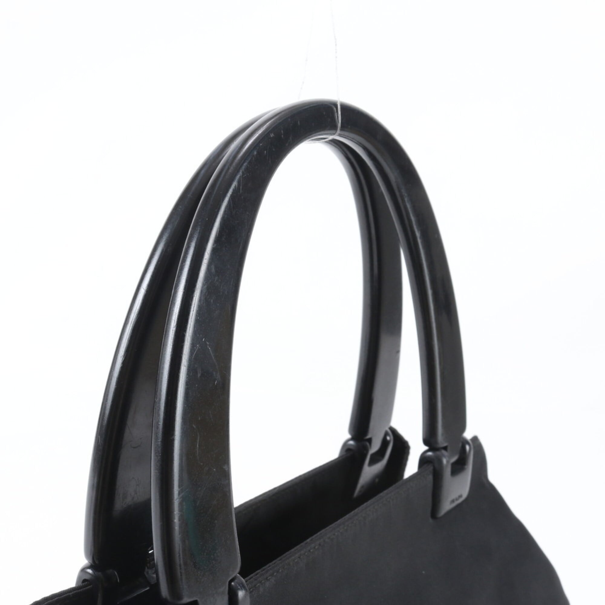 Prada Black Nylon Handbag Tote Bag (Pre-Owned)