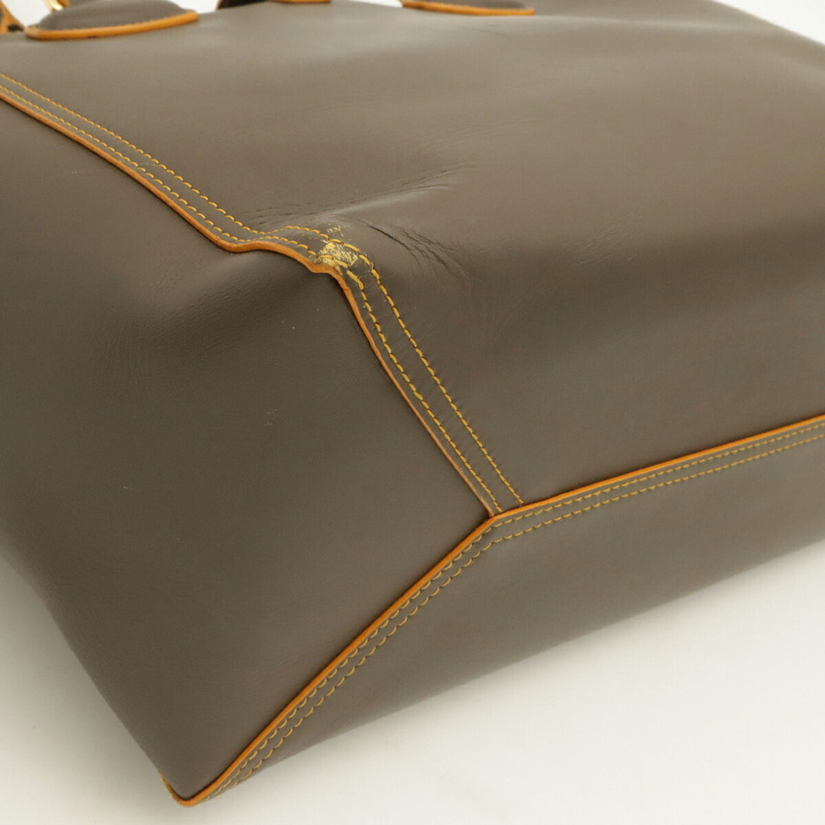 Loewe Brown Leather Shoulder Bag Tote Bag (Pre-Owned)