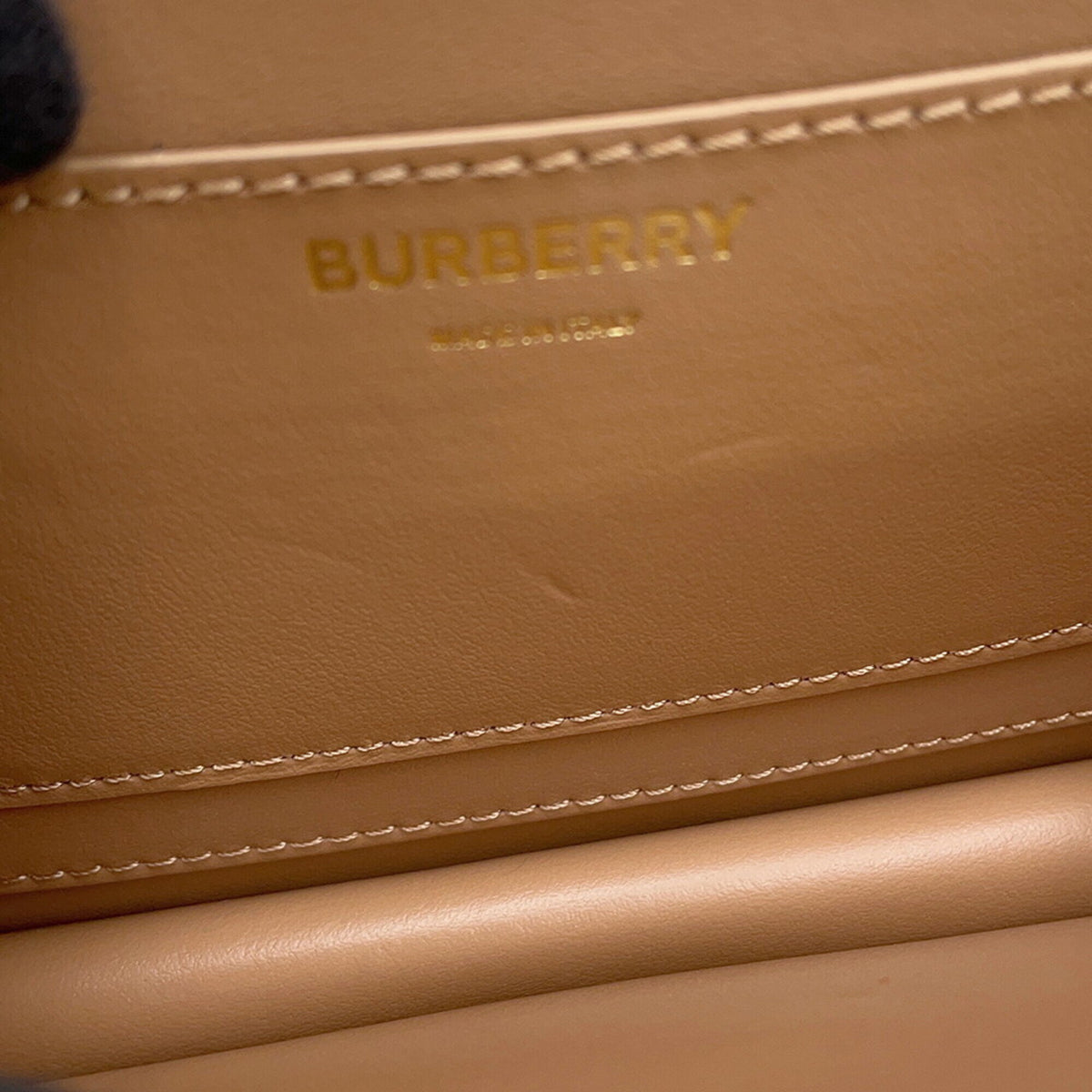 Burberry Brown Leather Fanny Pack (Pre-Owned)