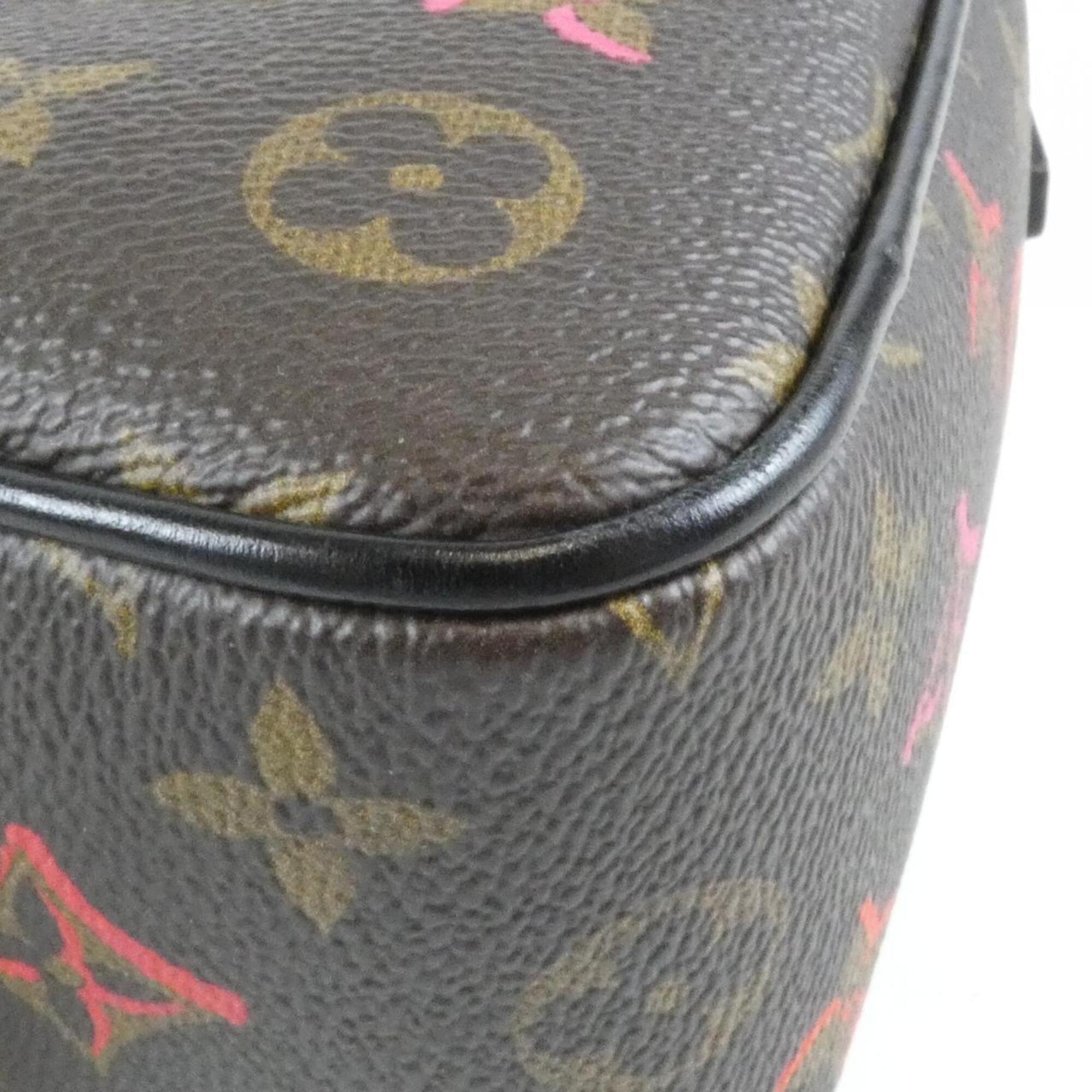 Louis Vuitton Monogram Marron Coated Canvas Shoulder Bag (Pre-Owned)