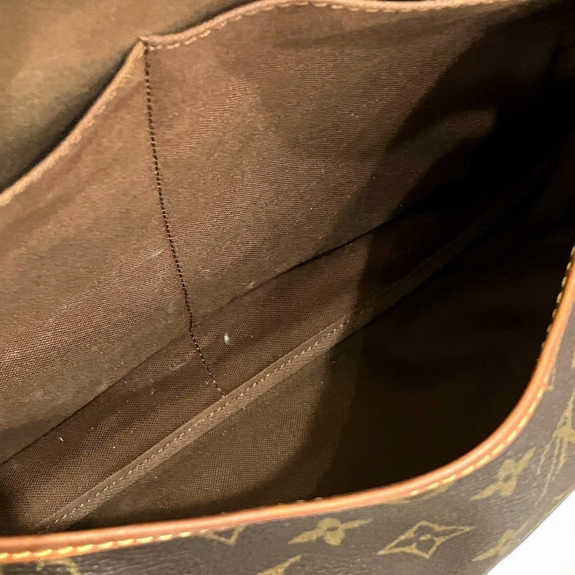 Louis Vuitton Brown Pvc Shoulder Bag (Pre-Owned)