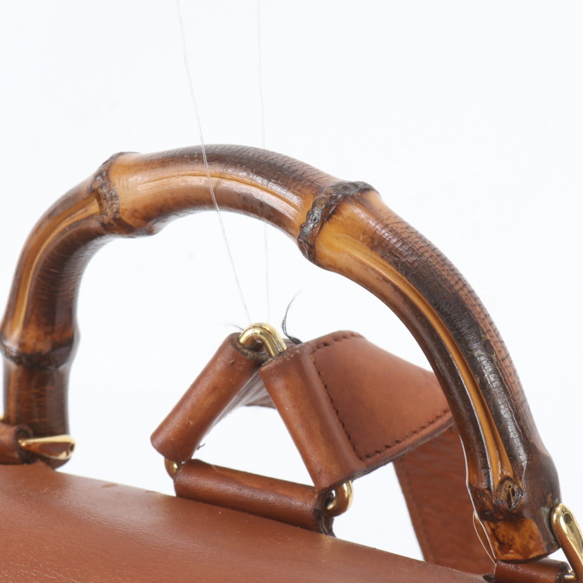 Gucci Brown Leather Backpack Shoulder Bag (Pre-Owned)