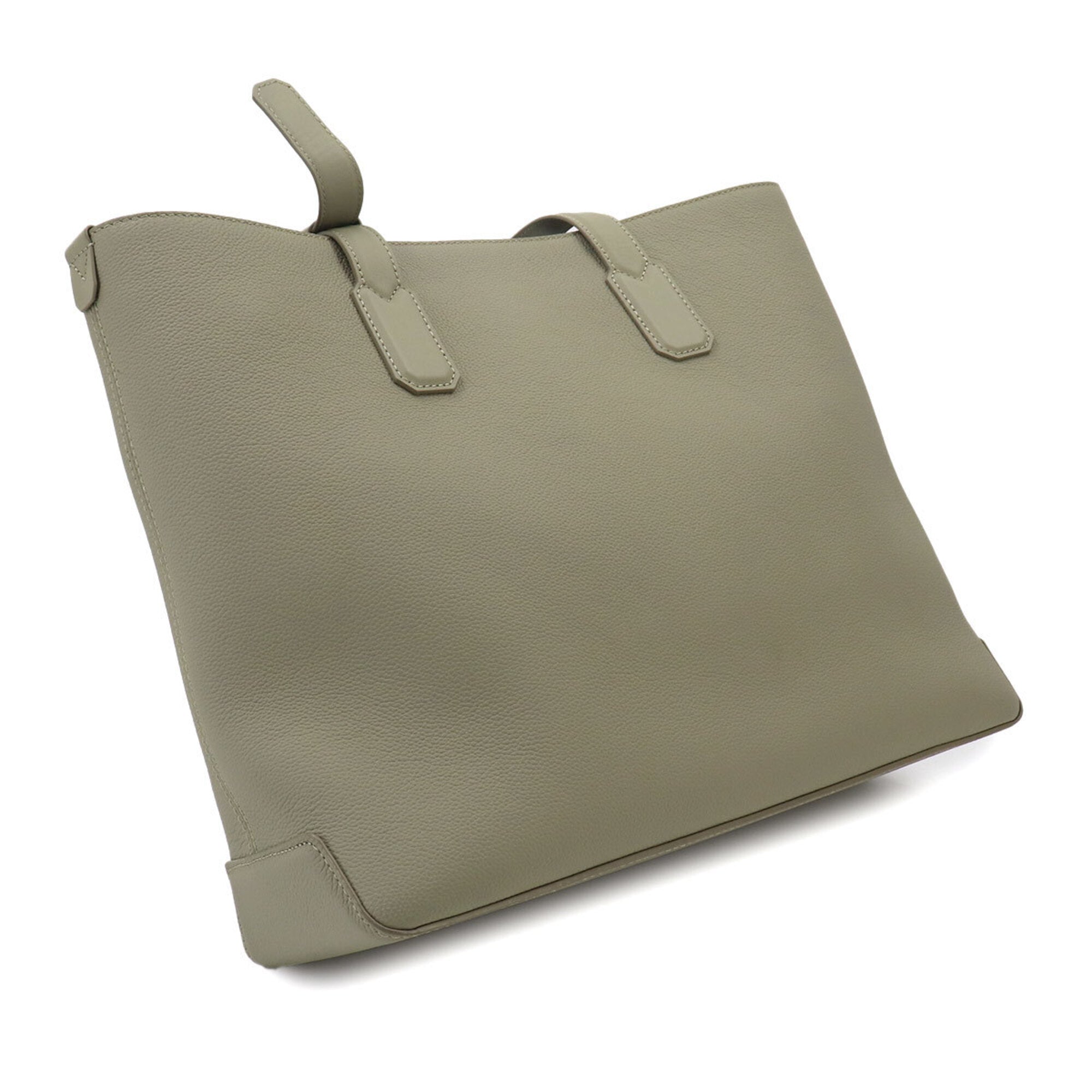 Louis Vuitton Silver Leather Tote Bag (Pre-Owned)