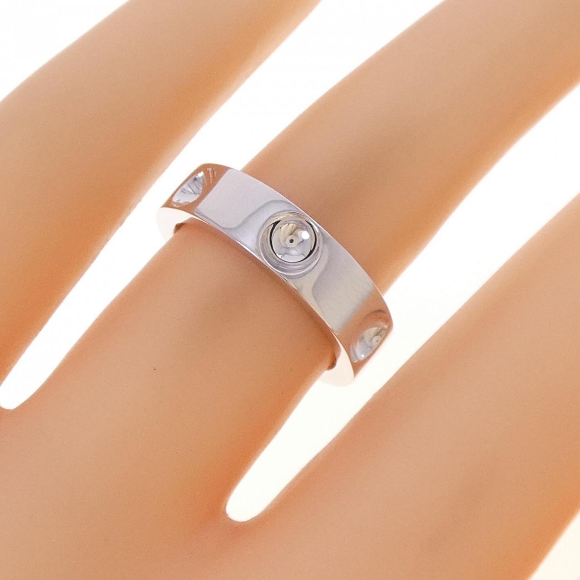 Louis Vuitton White Gold (18K) Band Ring (Pre-Owned)