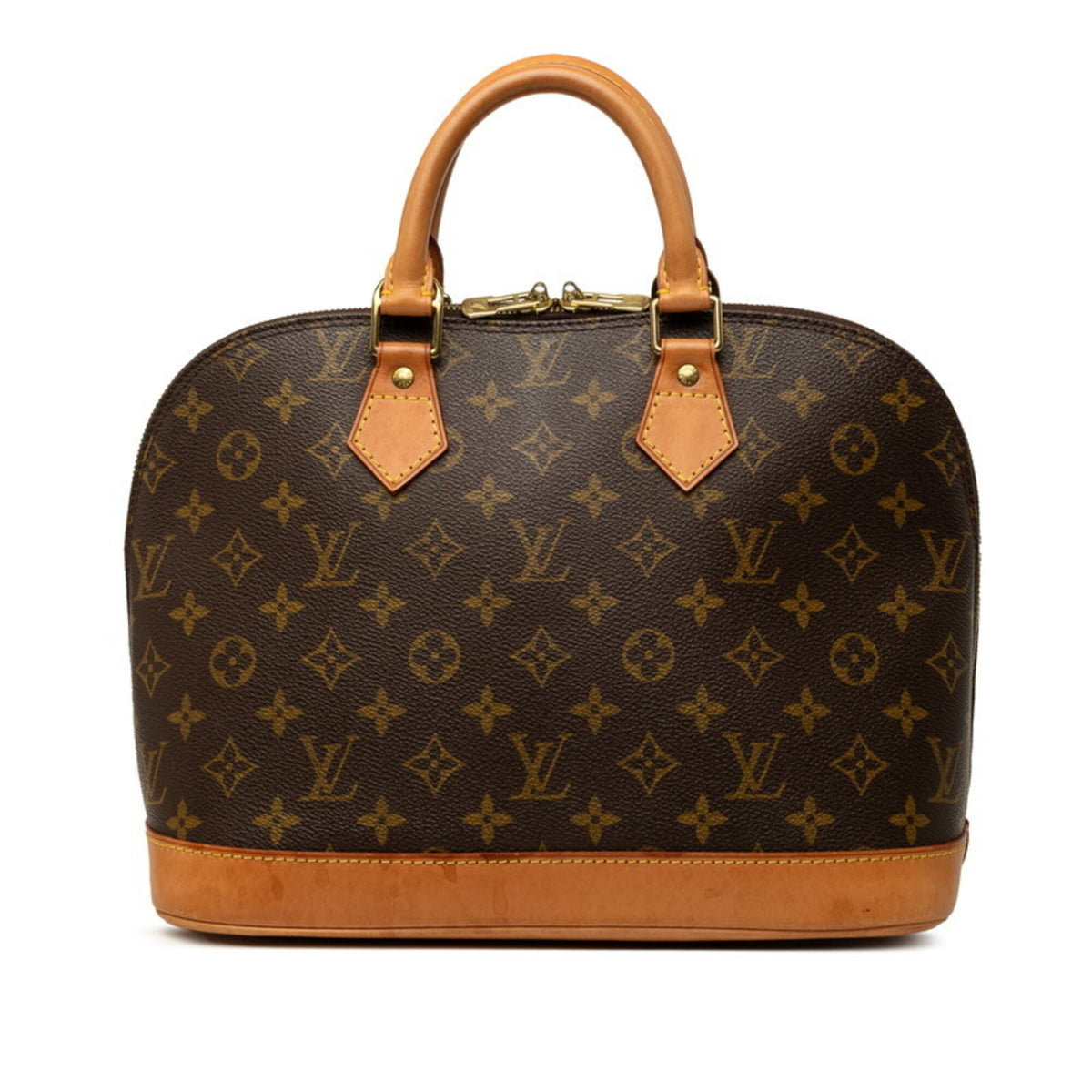 Louis Vuitton Brown Pvc Leather Handbag (Pre-Owned)