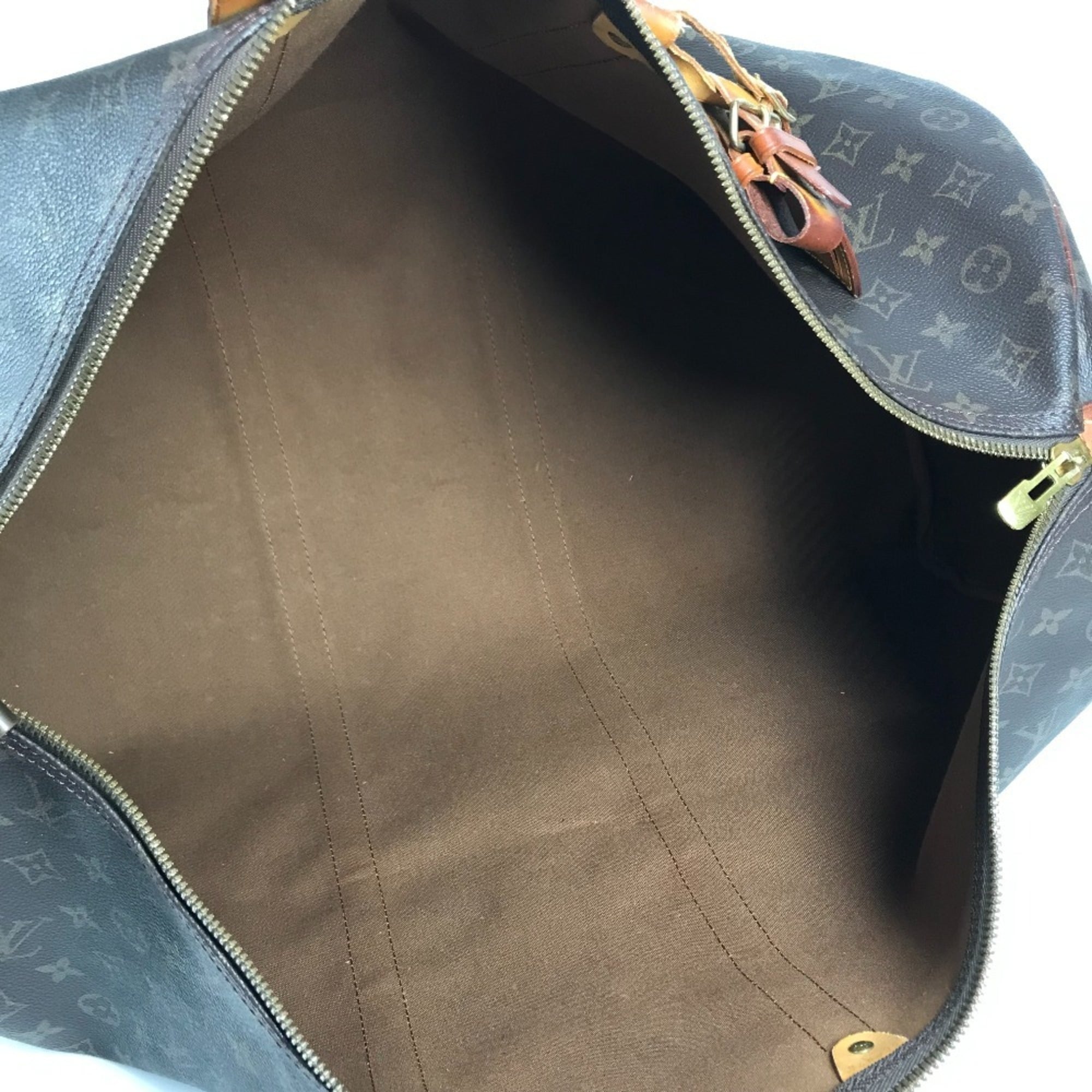 Louis Vuitton Brown Monogram Boston Bag Handbag (Pre-Owned)