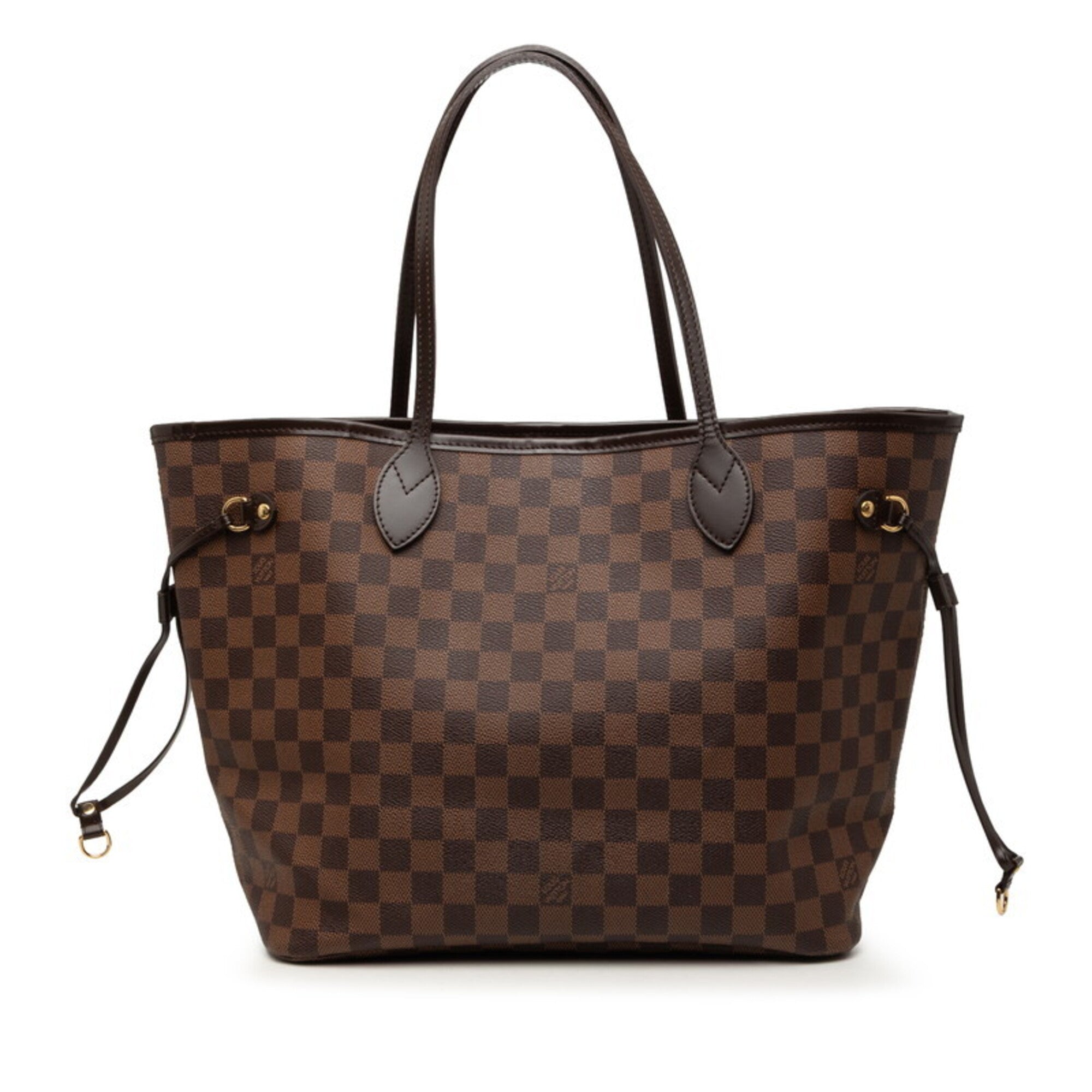 Louis Vuitton Damier Brown Ebene Pvc Leather Shoulder Bag Tote Bag (Pre-Owned)