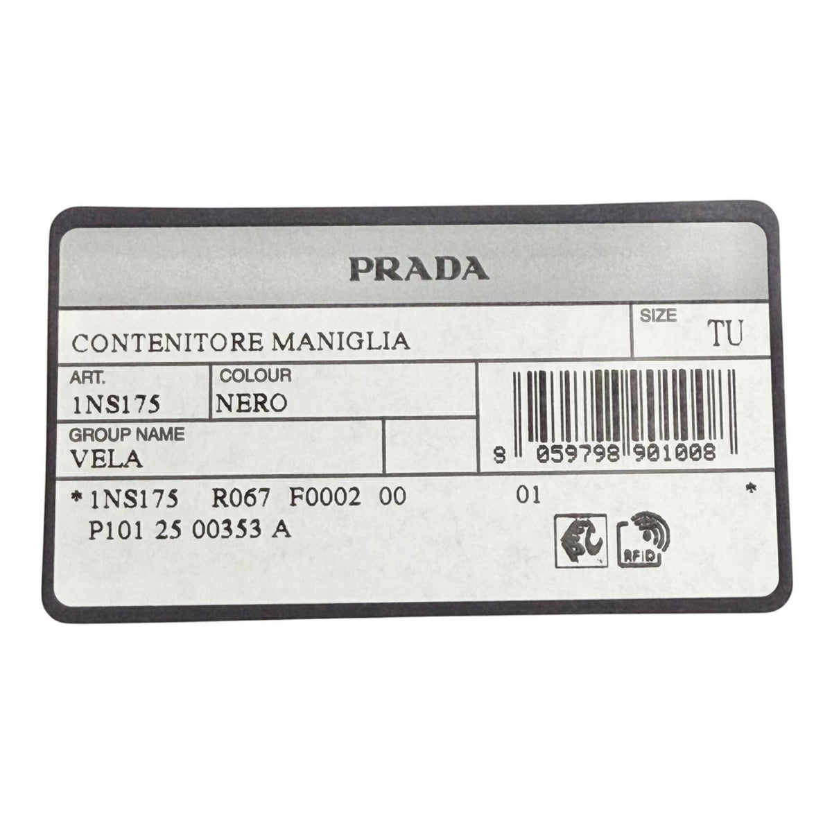 Prada Black Nylon Pouch (Pre-Owned)