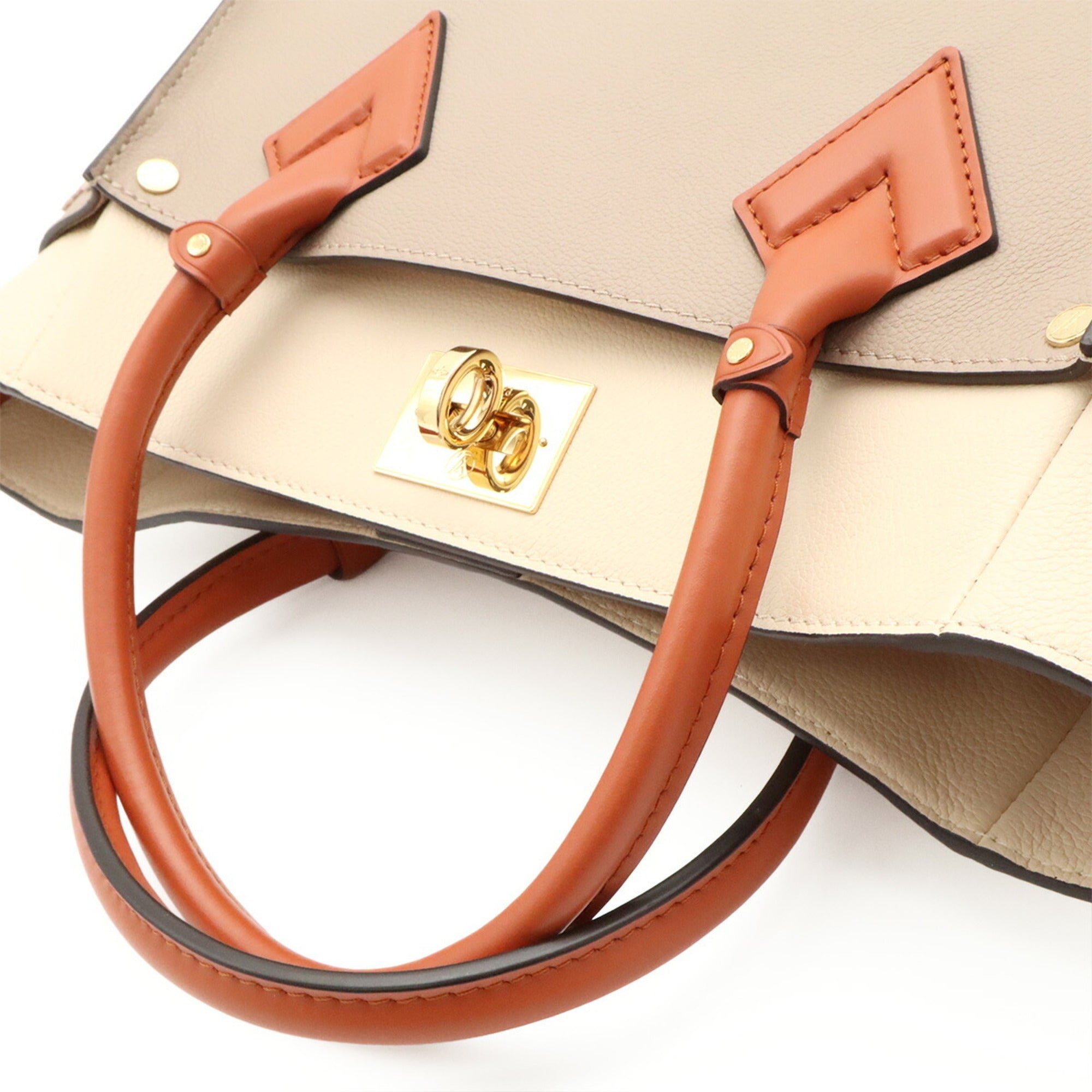Louis Vuitton Galle Monogram Leather Handbag Shoulder Bag (Pre-Owned)