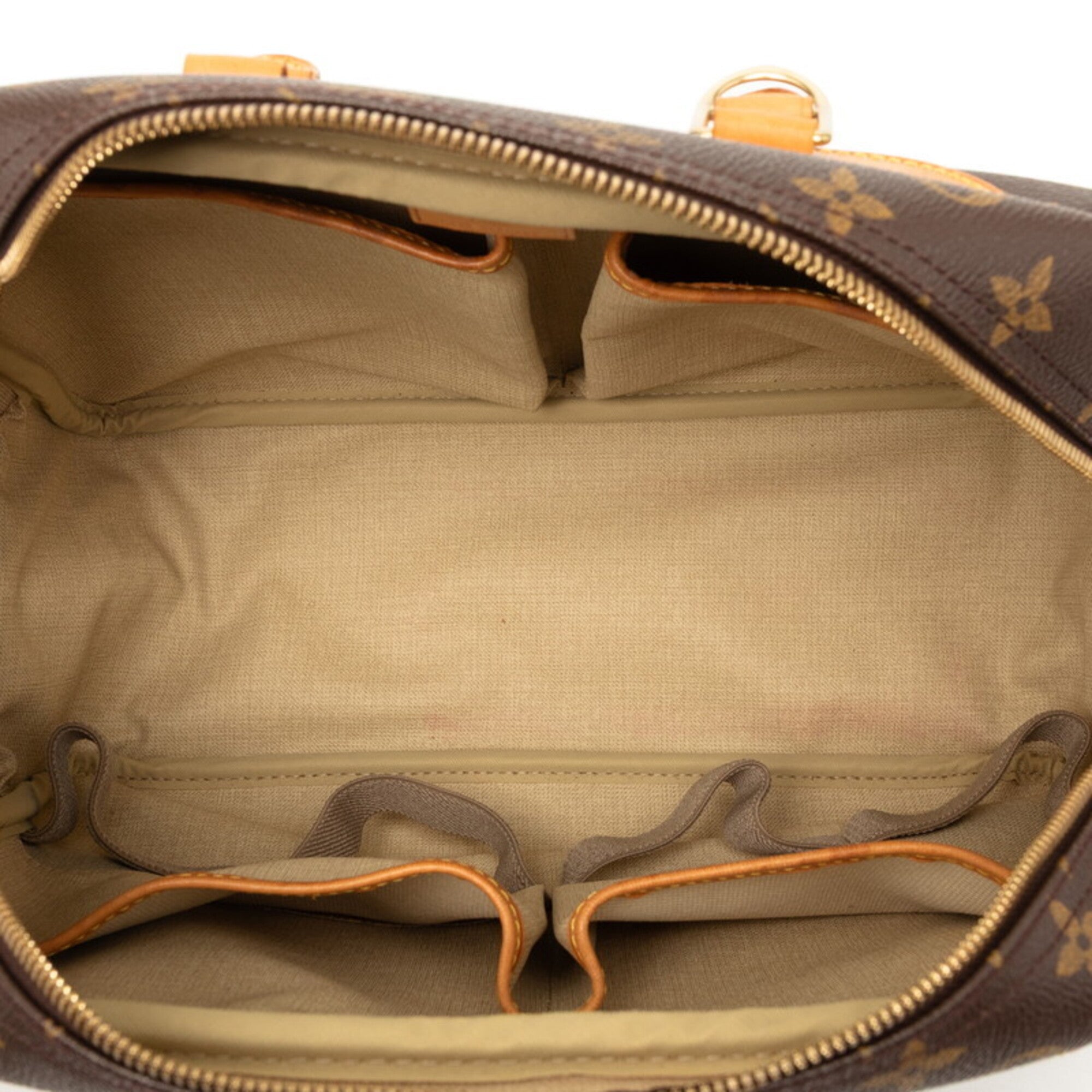 Louis Vuitton Brown Pvc Leather Handbag (Pre-Owned)