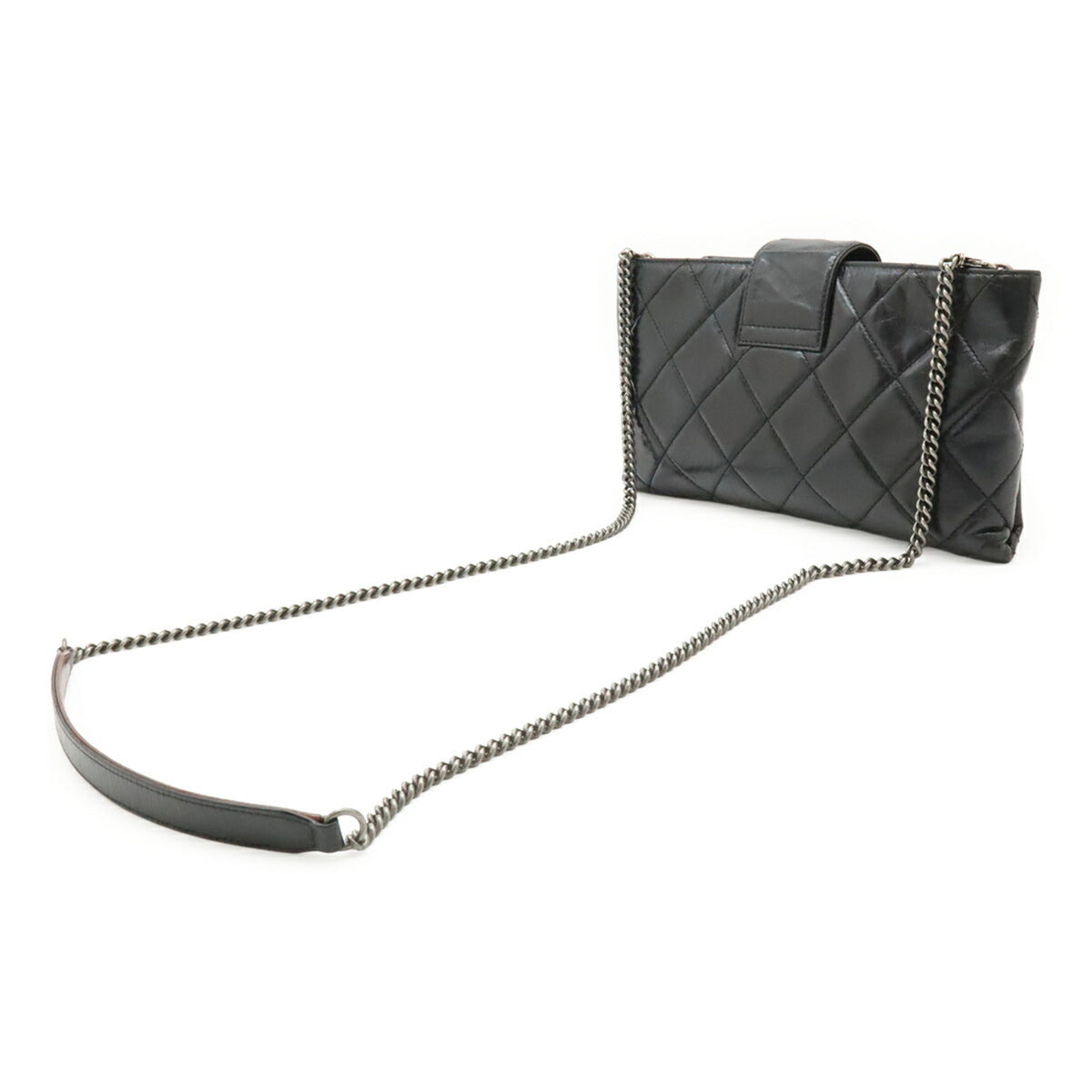 Chanel Black Leather Shoulder Bag (Pre-Owned)