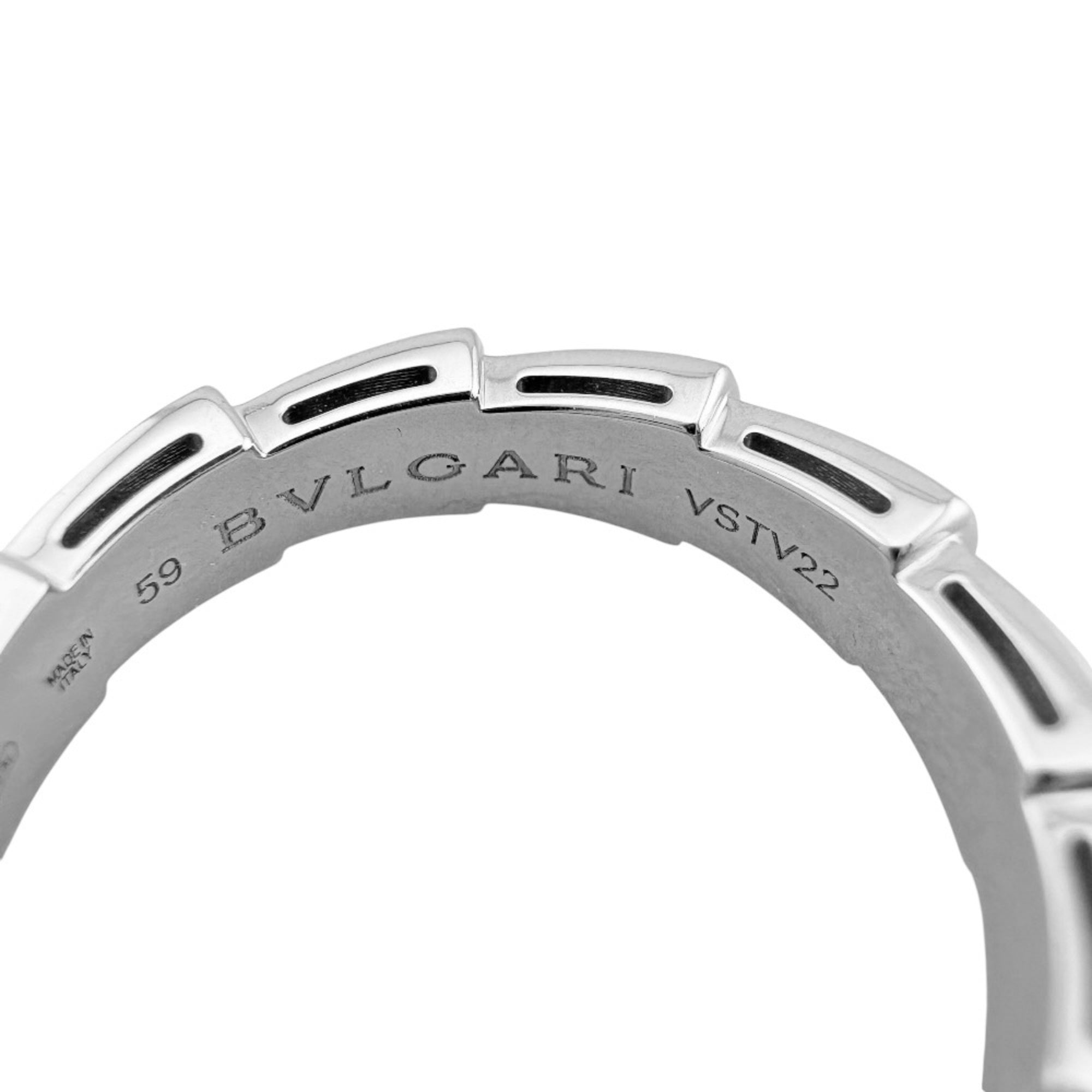 Bvlgari White Gold White Gold (18K) Band Ring (Pre-Owned)