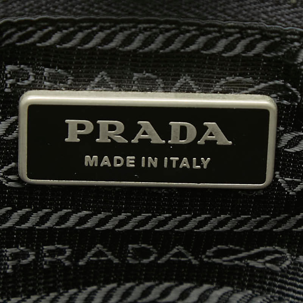 Prada Black Nylon Leather Handbag (Pre-Owned)