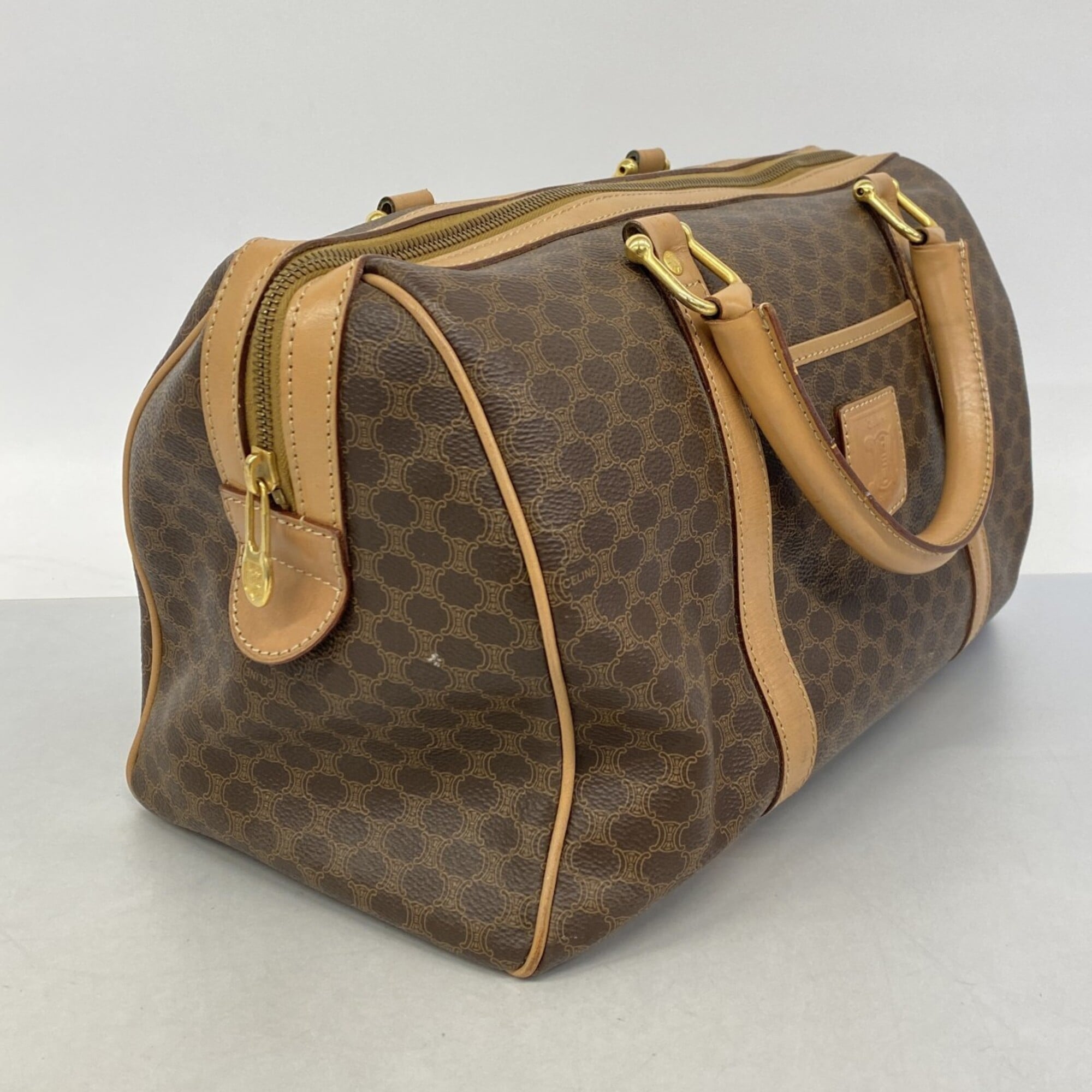 Celine Brown Pvc Handbag (Pre-Owned)