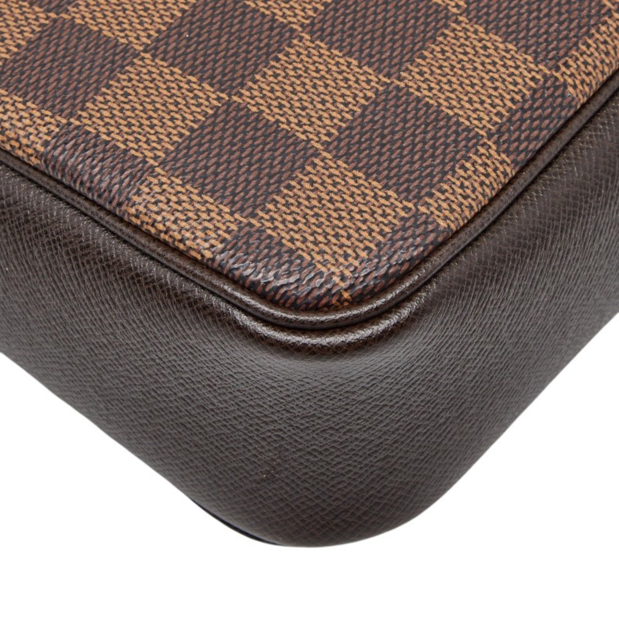 Louis Vuitton Damier Brown Damier Canvas Handbag Pouch (Pre-Owned)