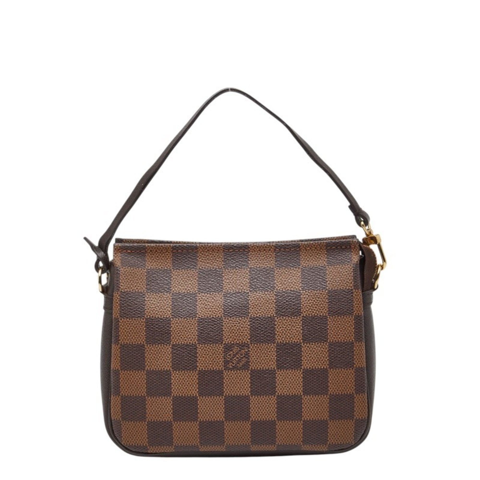 Louis Vuitton Damier Brown Damier Canvas Handbag Pouch (Pre-Owned)