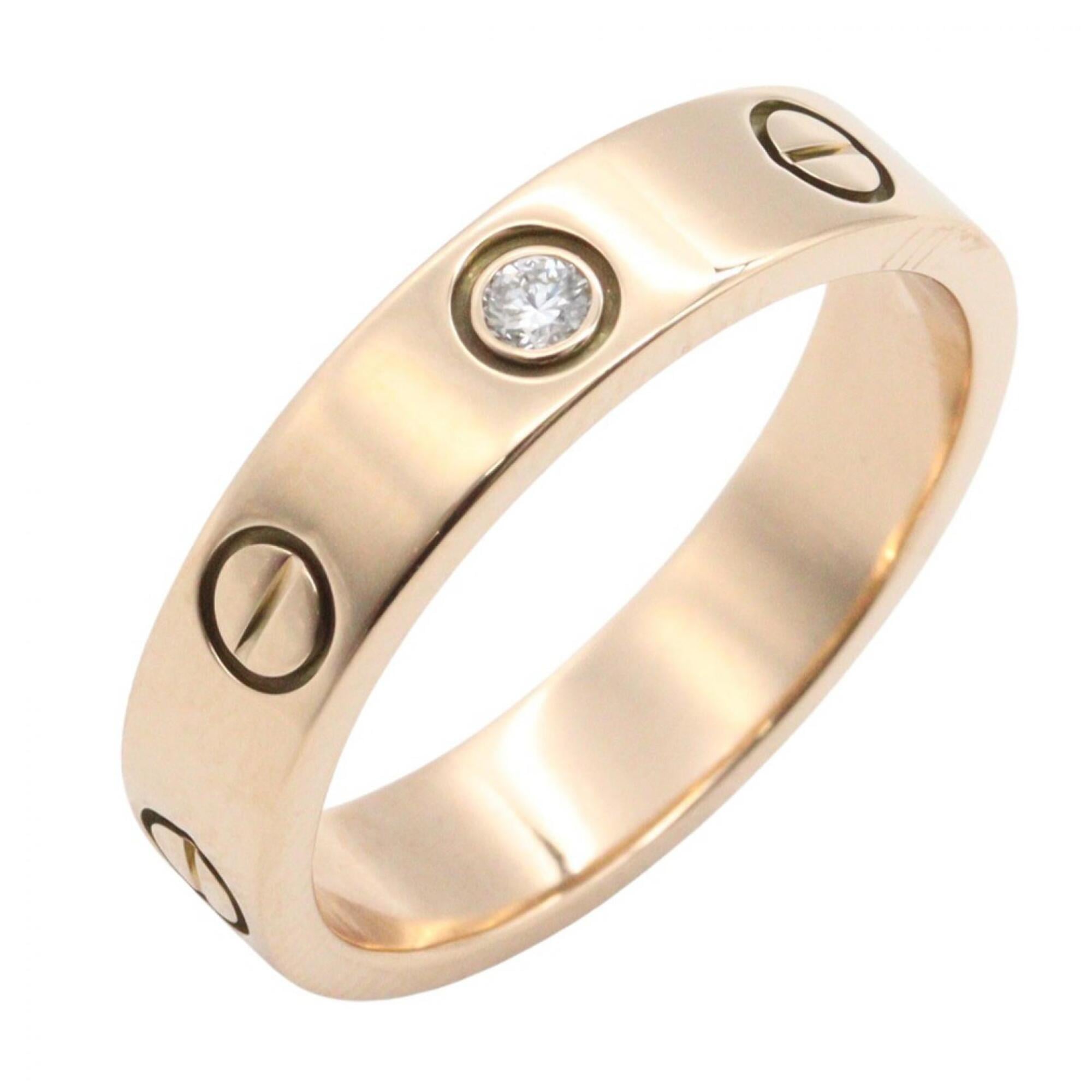 Cartier Gold Clear Pink Gold (18K) Band Ring (Pre-Owned)