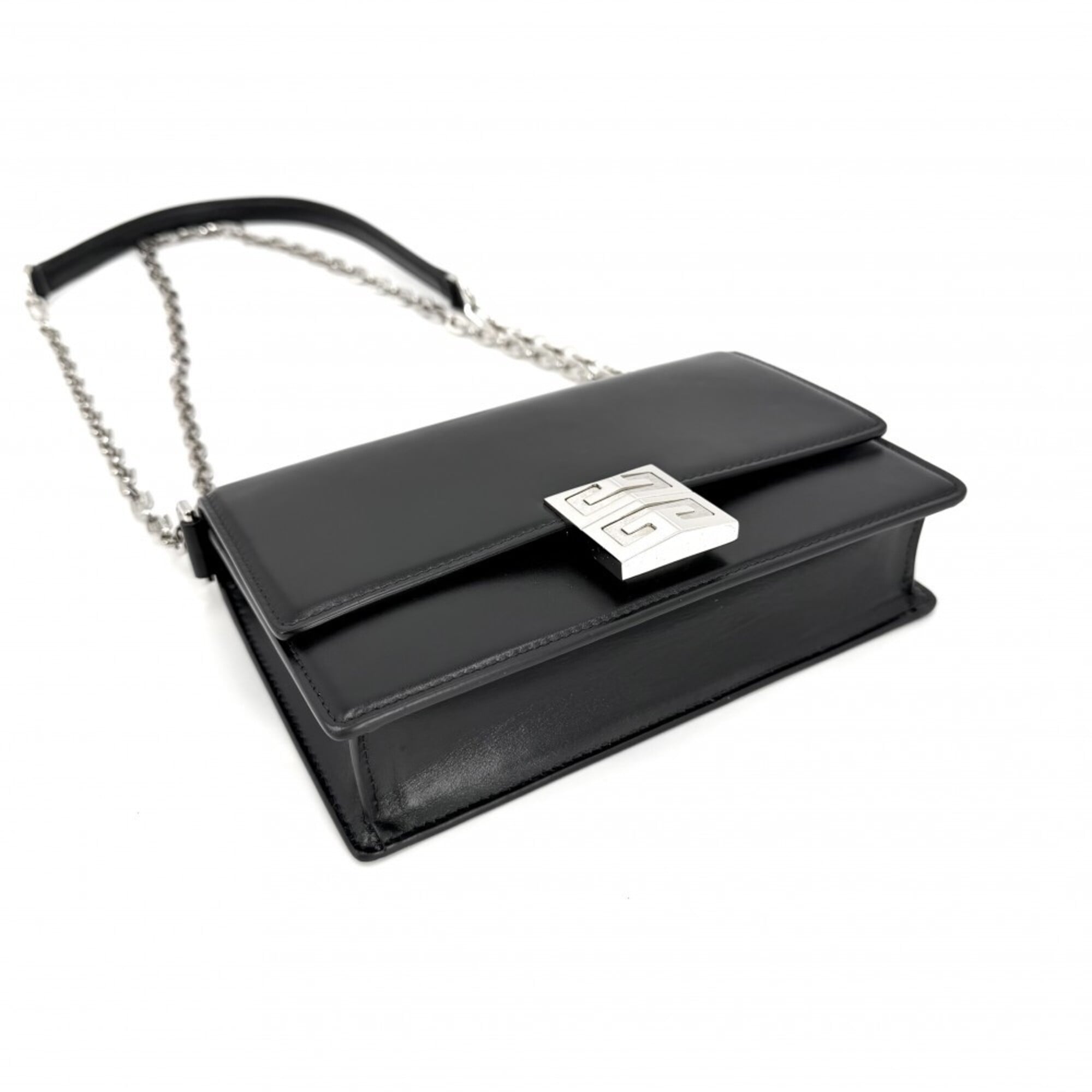 Givenchy Black Leather Shoulder Bag (Pre-Owned)