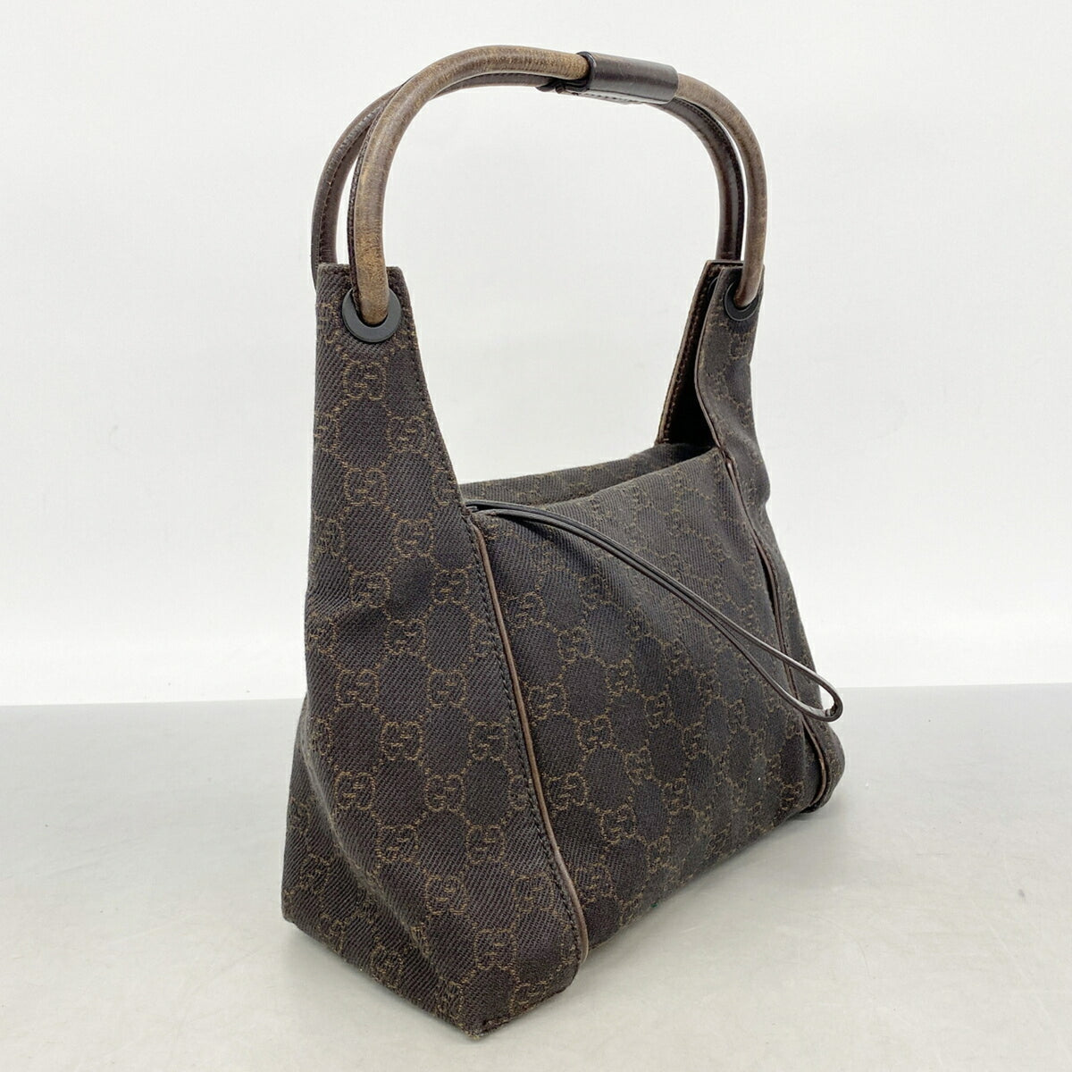 Gucci Brown Denim Handbag (Pre-Owned)