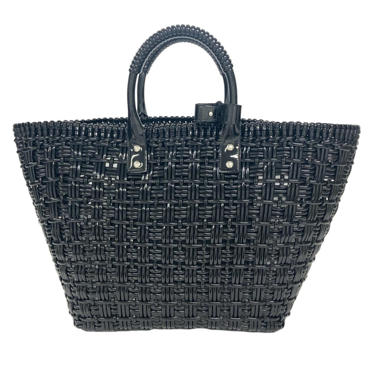 Balenciaga Black Basket Tote Bag (Pre-Owned)
