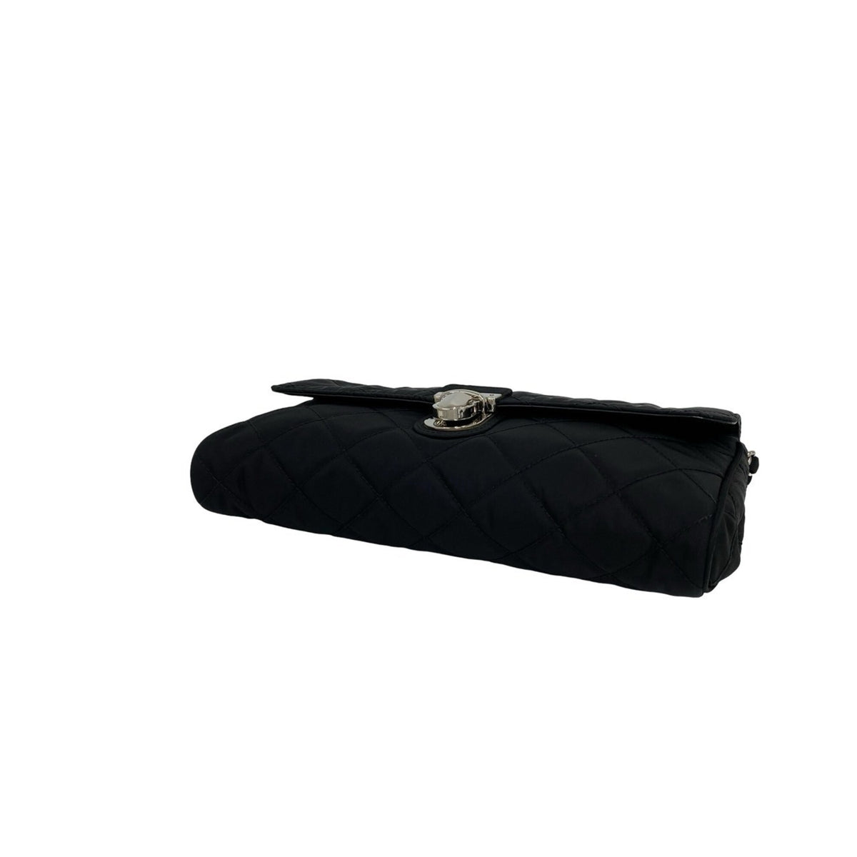 Prada Black Nylon Pochette Shoulder Bag (Pre-Owned)